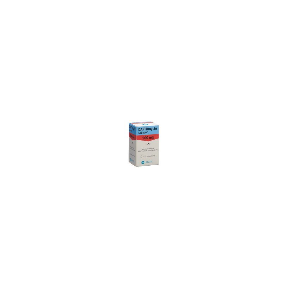 DAPTOMYCIN Labatec Trockensub 500 mg Durchstf
