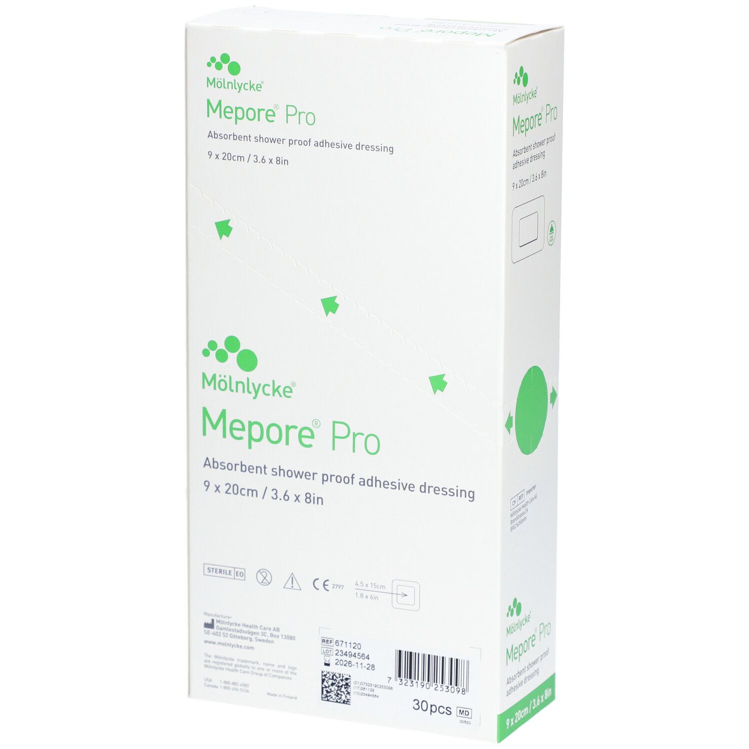 MEPORE PRO Wundv 20x9cm Wundk 14x4.5cm st n 30 Stk