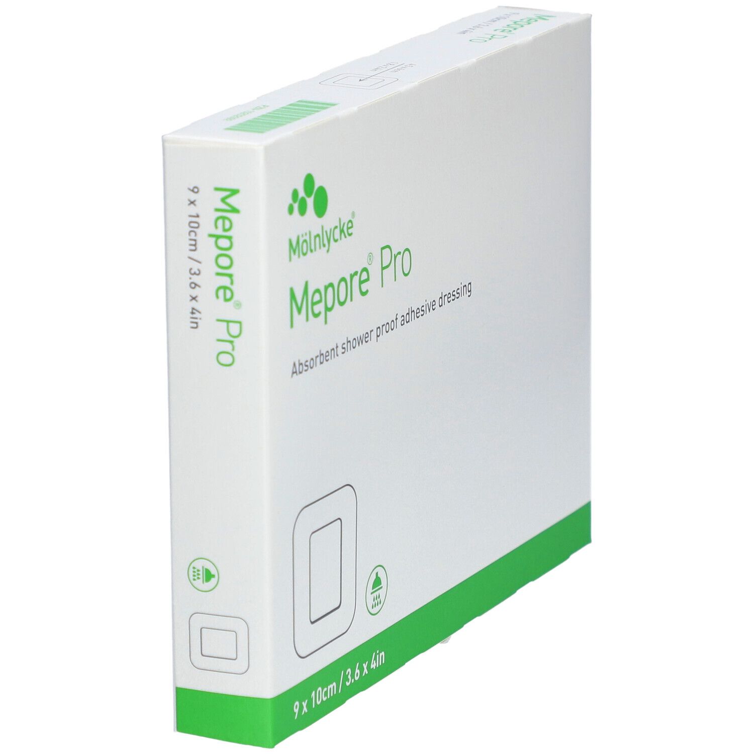 MÖLNLYCKE® Mepore® Pro - Pansement adhésif absorbant imperméable aux liquides 10 x 9 cm