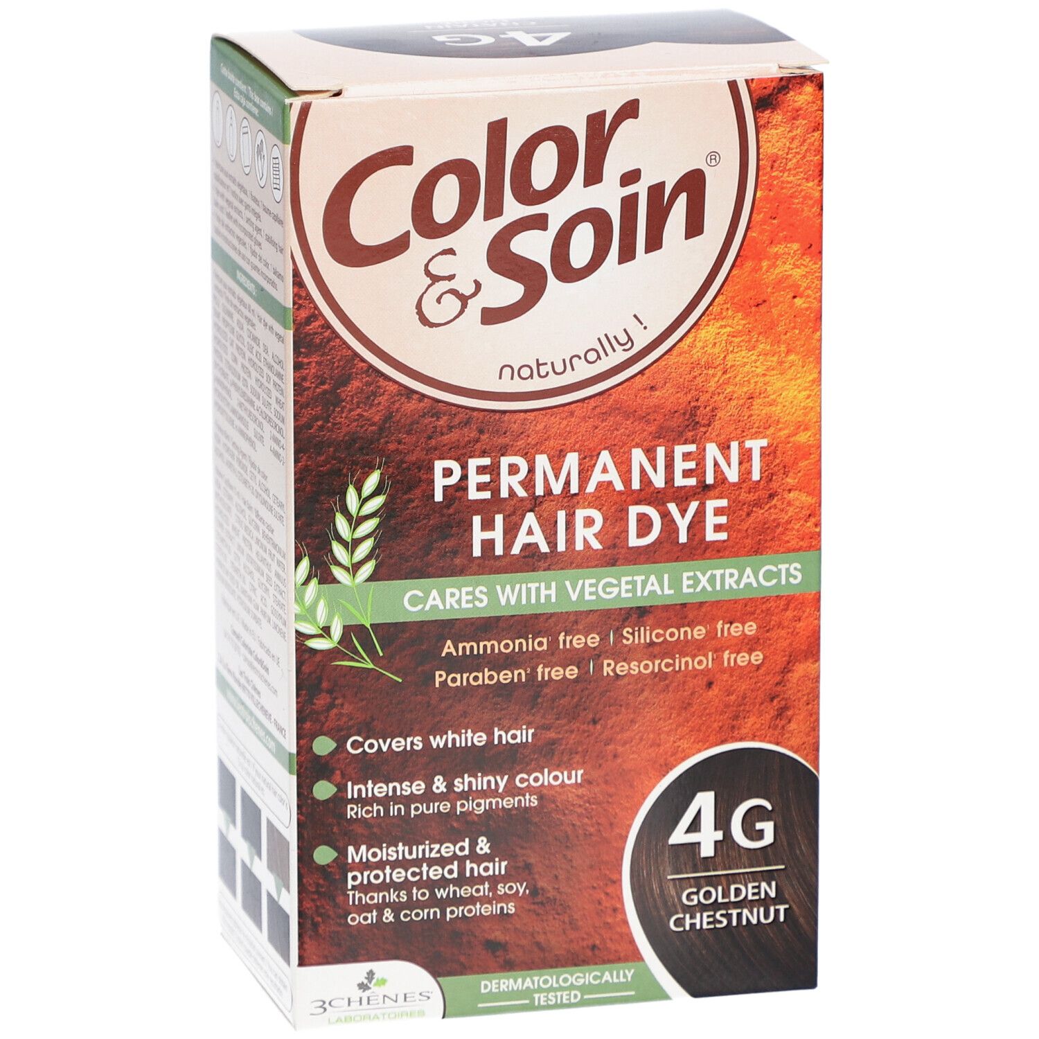 Les 3 Chênes Color & Soin Coloration 4G Goldkastanienbraun