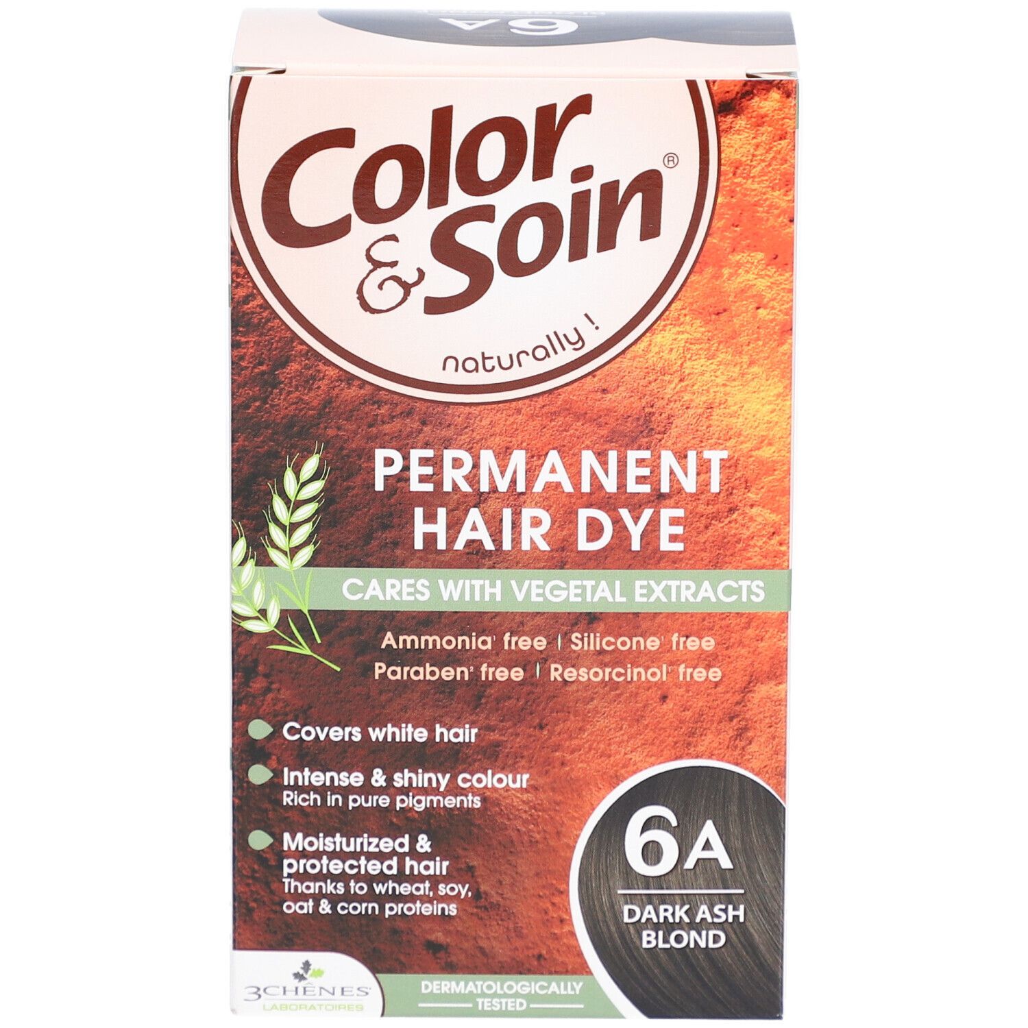 Les 3 Chênes Color & Soin Coloration 6A Dunkelblond Aschblond
