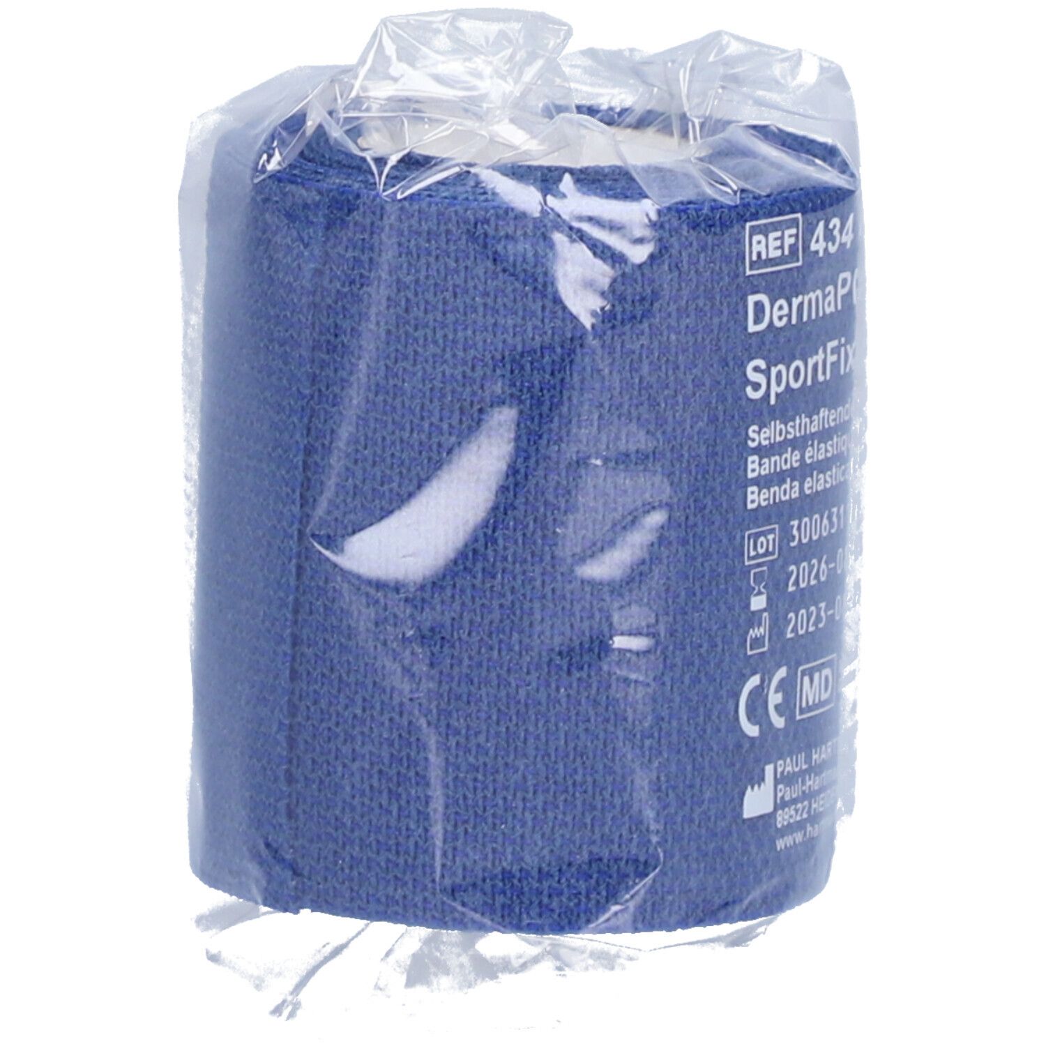 HARTMANN Dermaplast® Active Sportfix Sportbandage 6 cm x 4 m blau