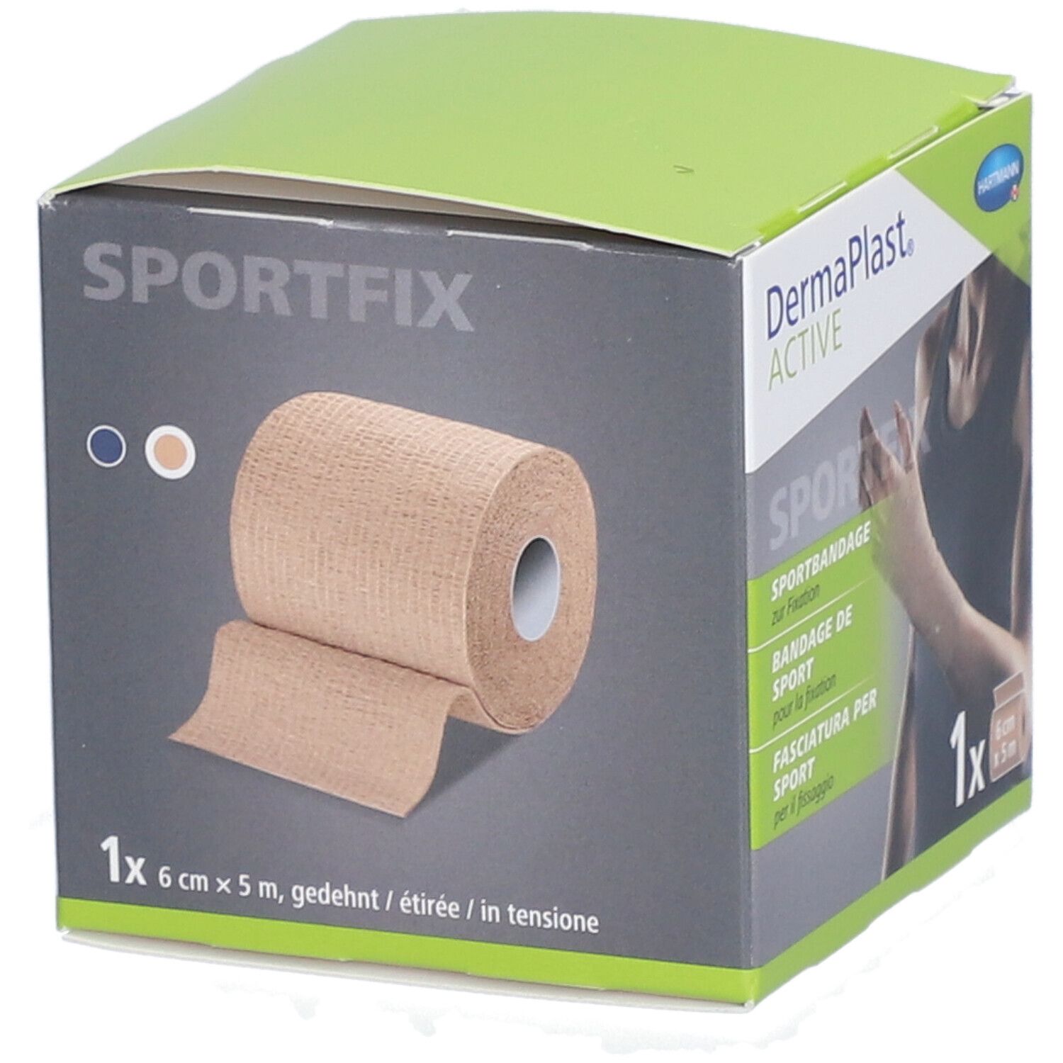 HARTMANN Dermaplast® Active Sportfix 6 cm x 5 m Beige