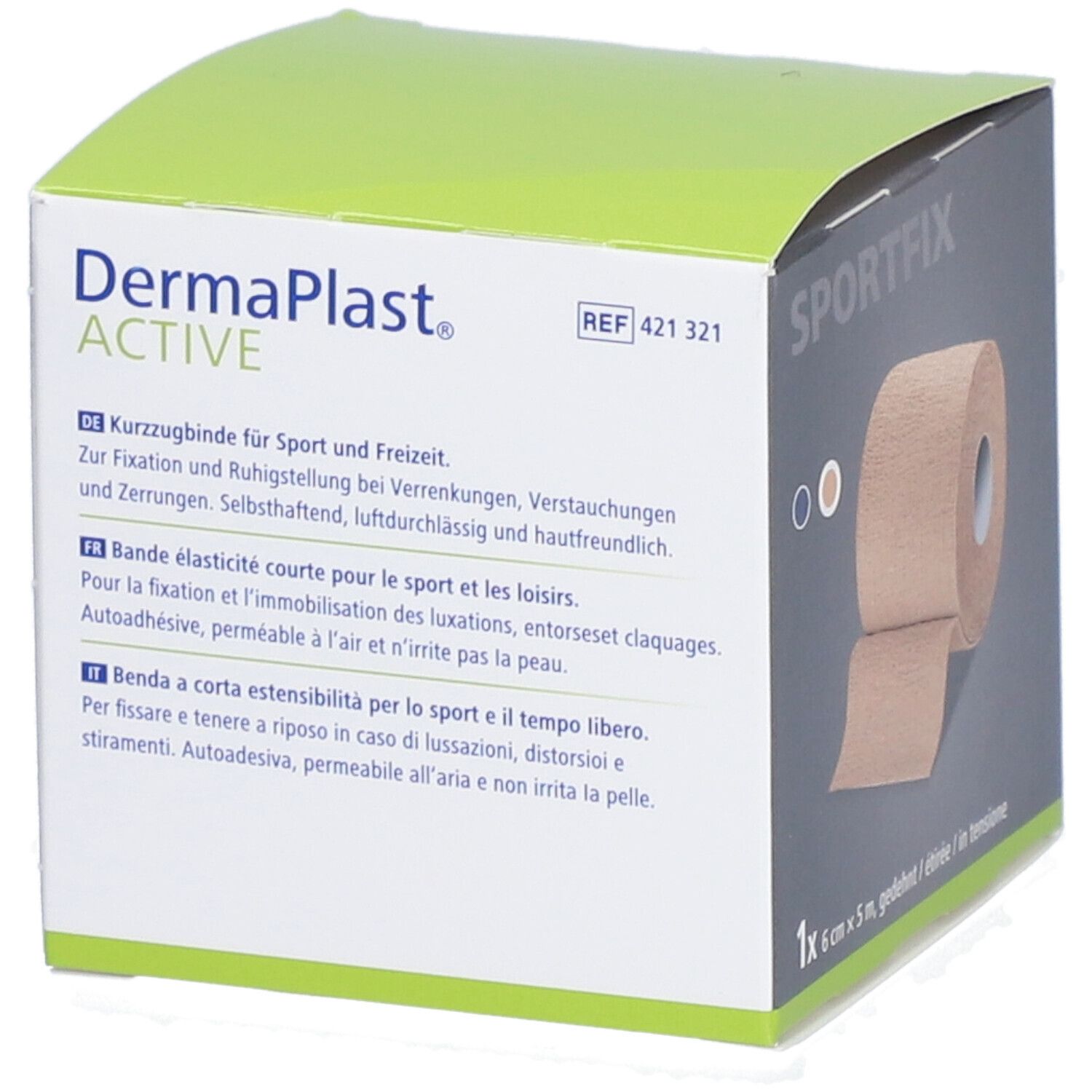 HARTMANN Dermaplast® Active Sportfix 6 cm x 5 m Beige