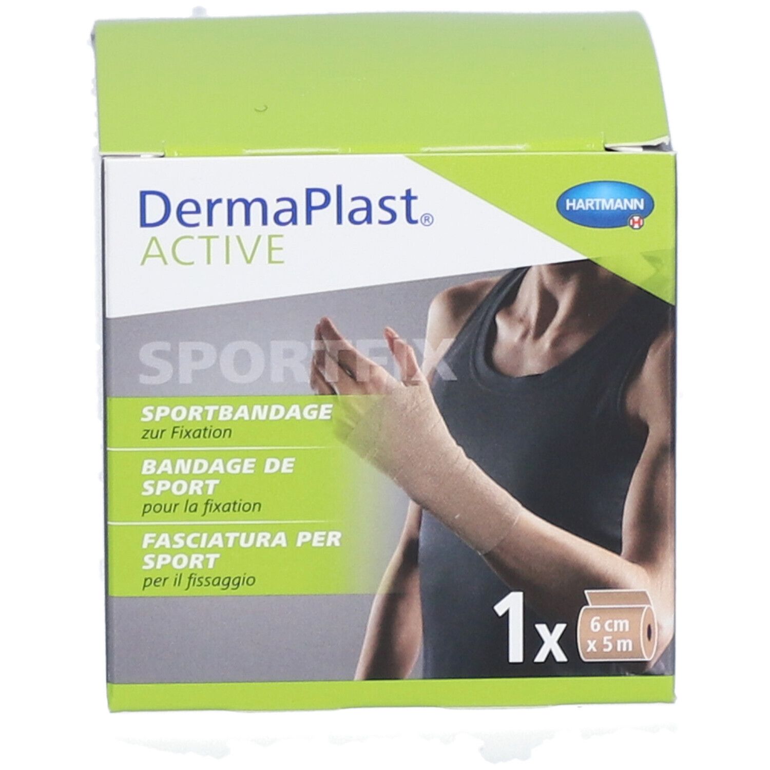 HARTMANN Dermaplast® Active Sportfix 6 cm x 5 m Beige