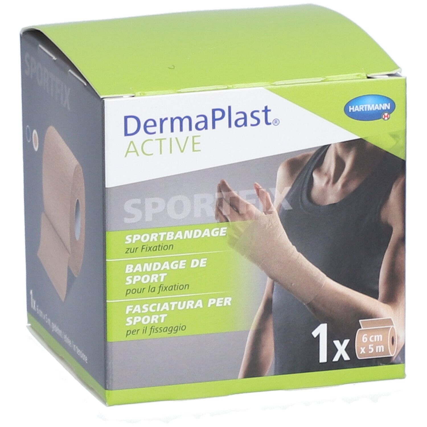 HARTMANN Dermaplast® Active Sportfix 6 cm x 5 m Beige