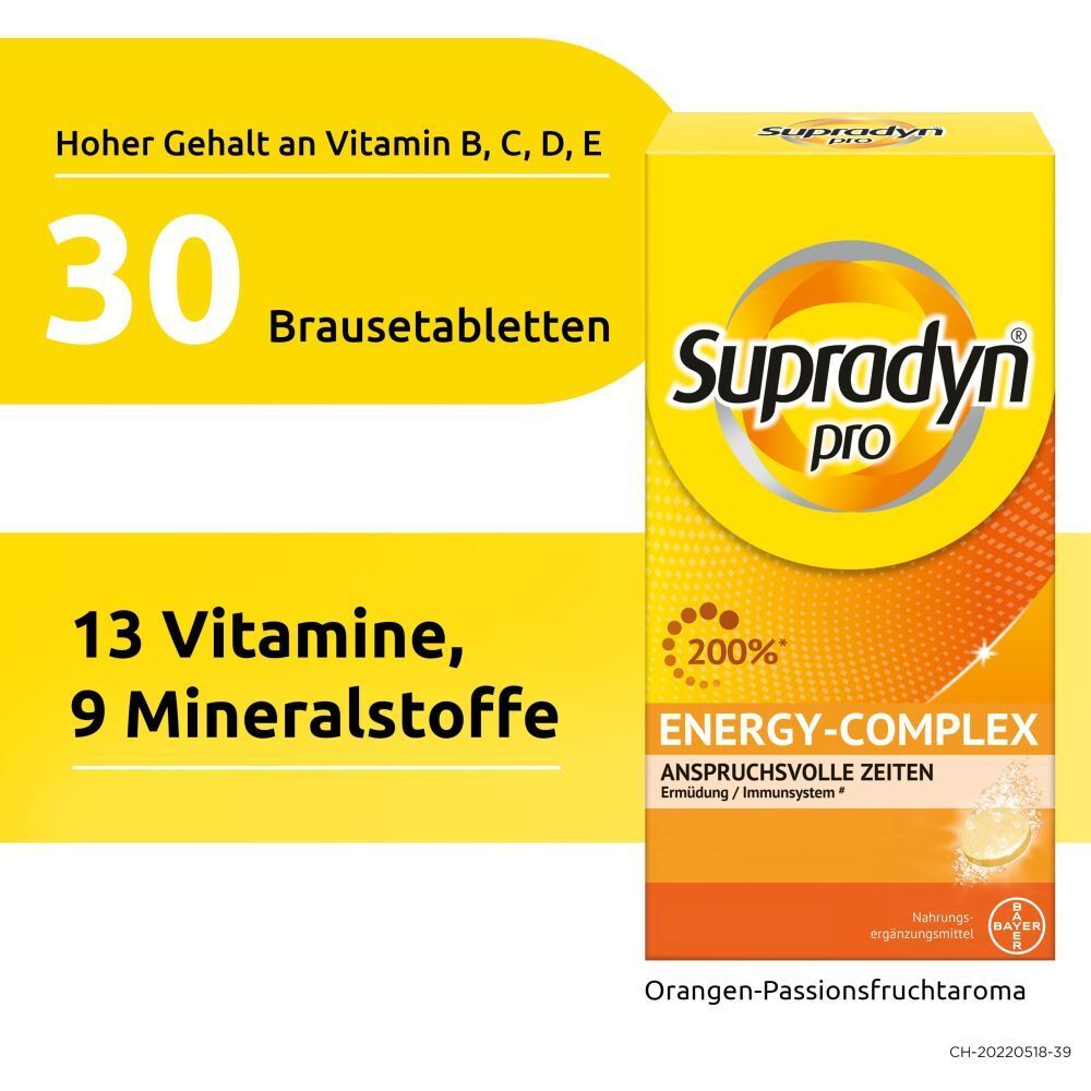 Supradyn® pro Energy-Complex Brausetabletten
