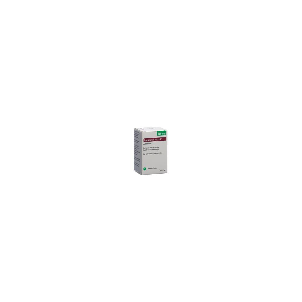 DAPTOMYCIN Accord Trockensub 350 mg Durchstf
