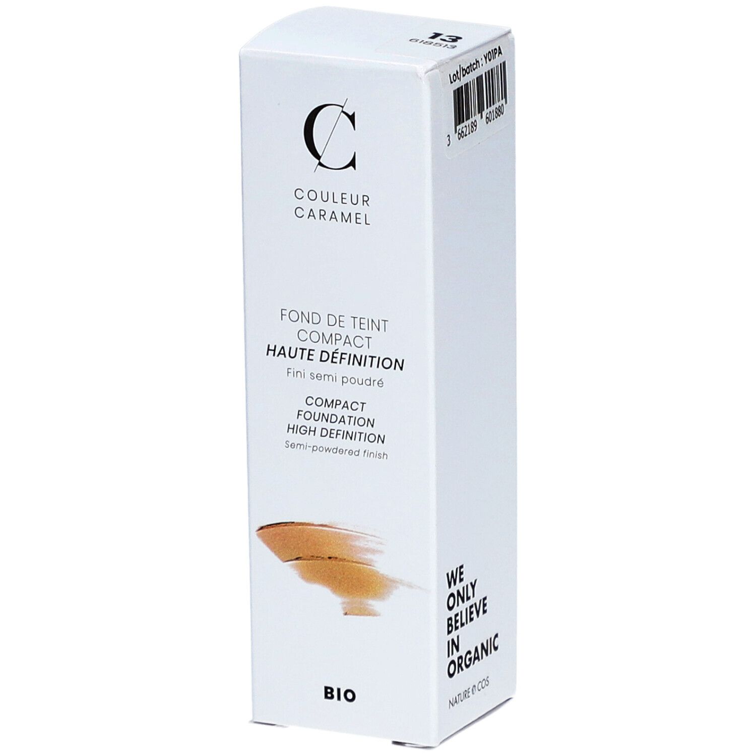 COULEUR CARAMEL Bio High Definition Kompakt-Foundation - Halbpuderiges Finish Nr. 13