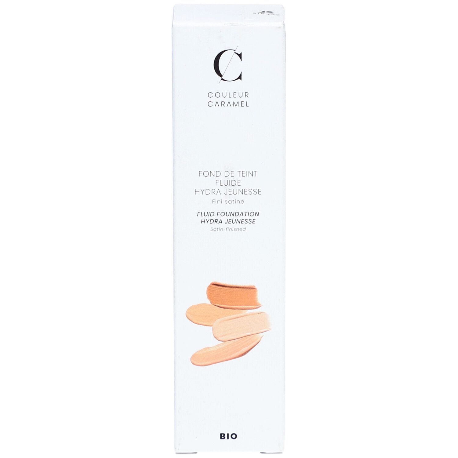 COULEUR CARAMEL Fond de teint Fluide Hydra Jeunesse Bio Beige rosé