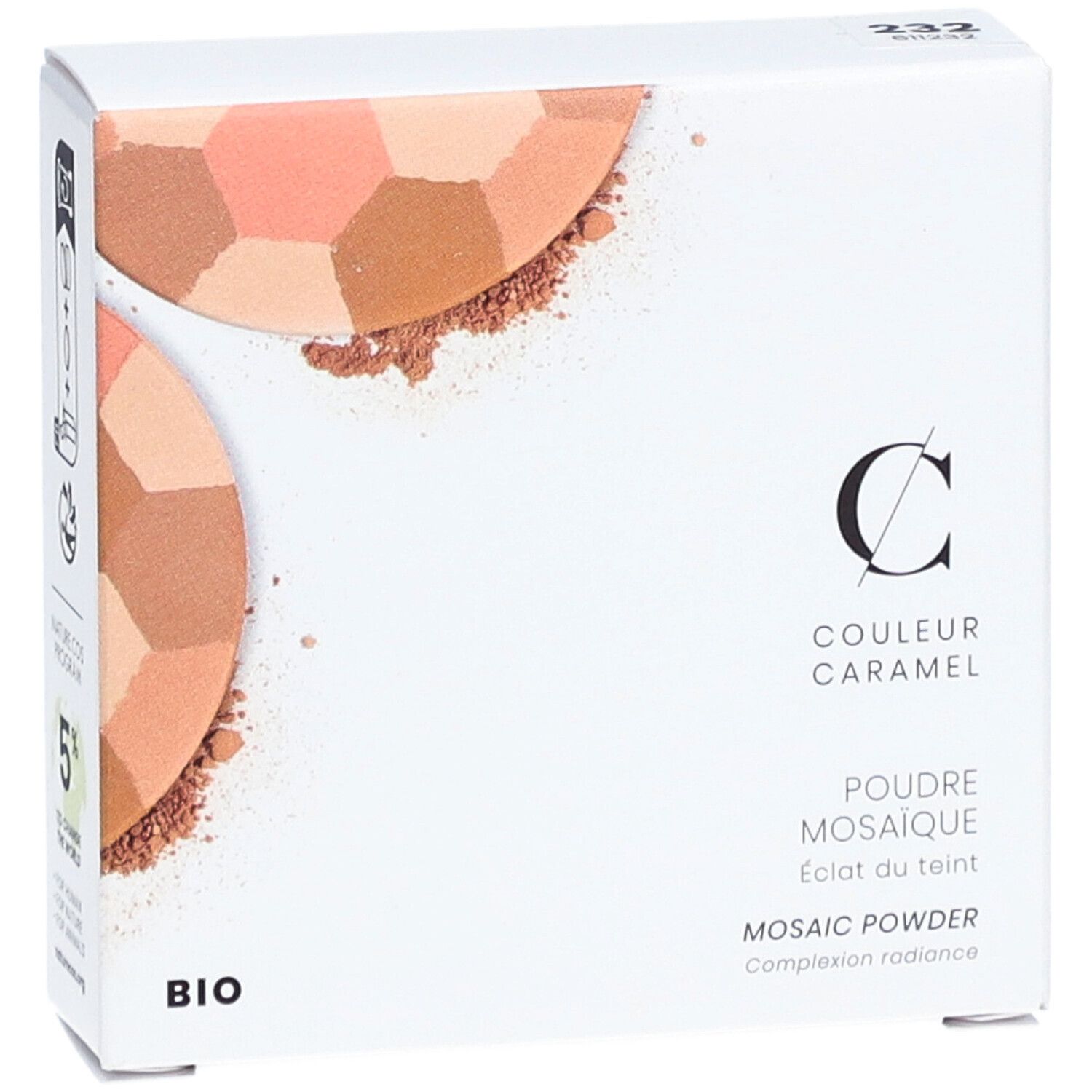 COULEUR CARAMEL Poudre Mosaïque Bio Teint clair