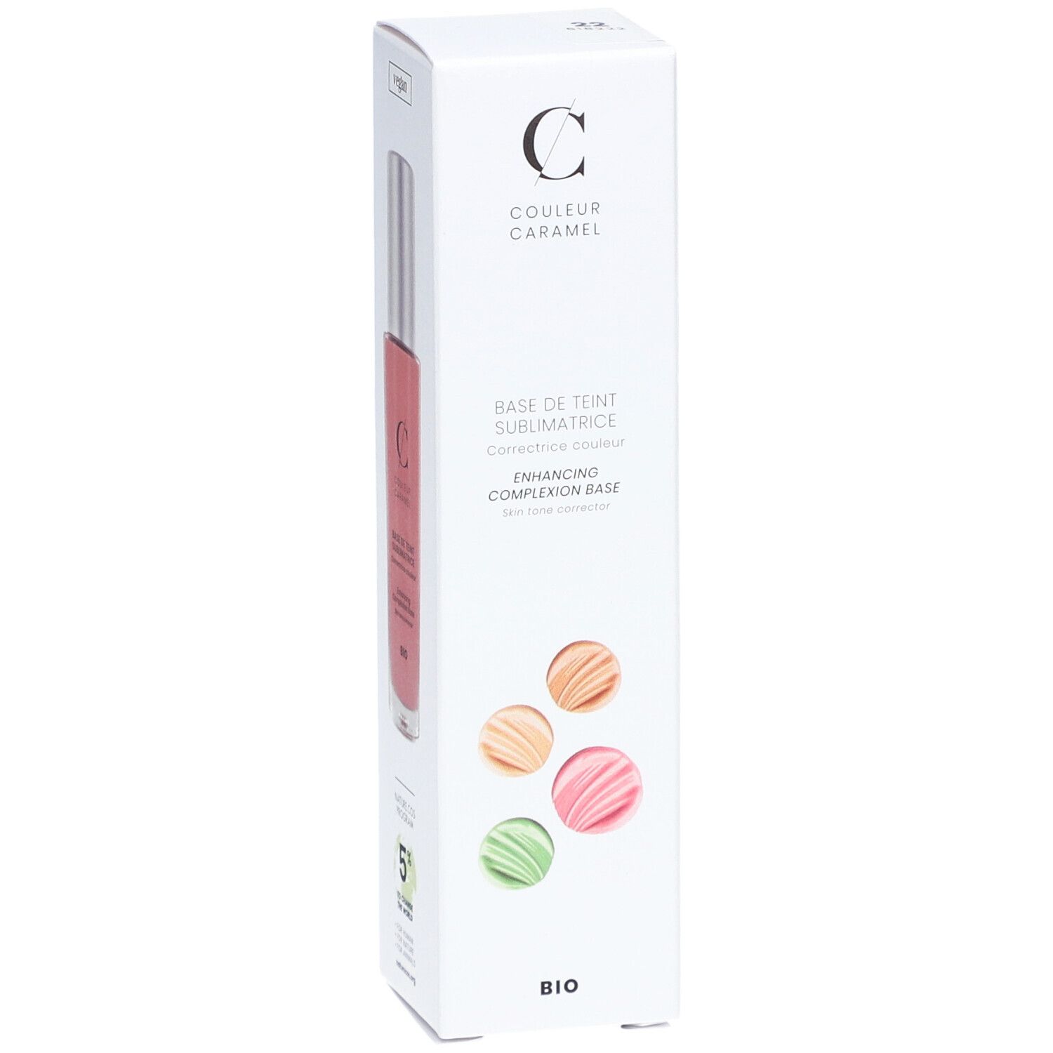 COULEUR CARAMEL Verfeinernde Bio-Grundierung Nr. 22
