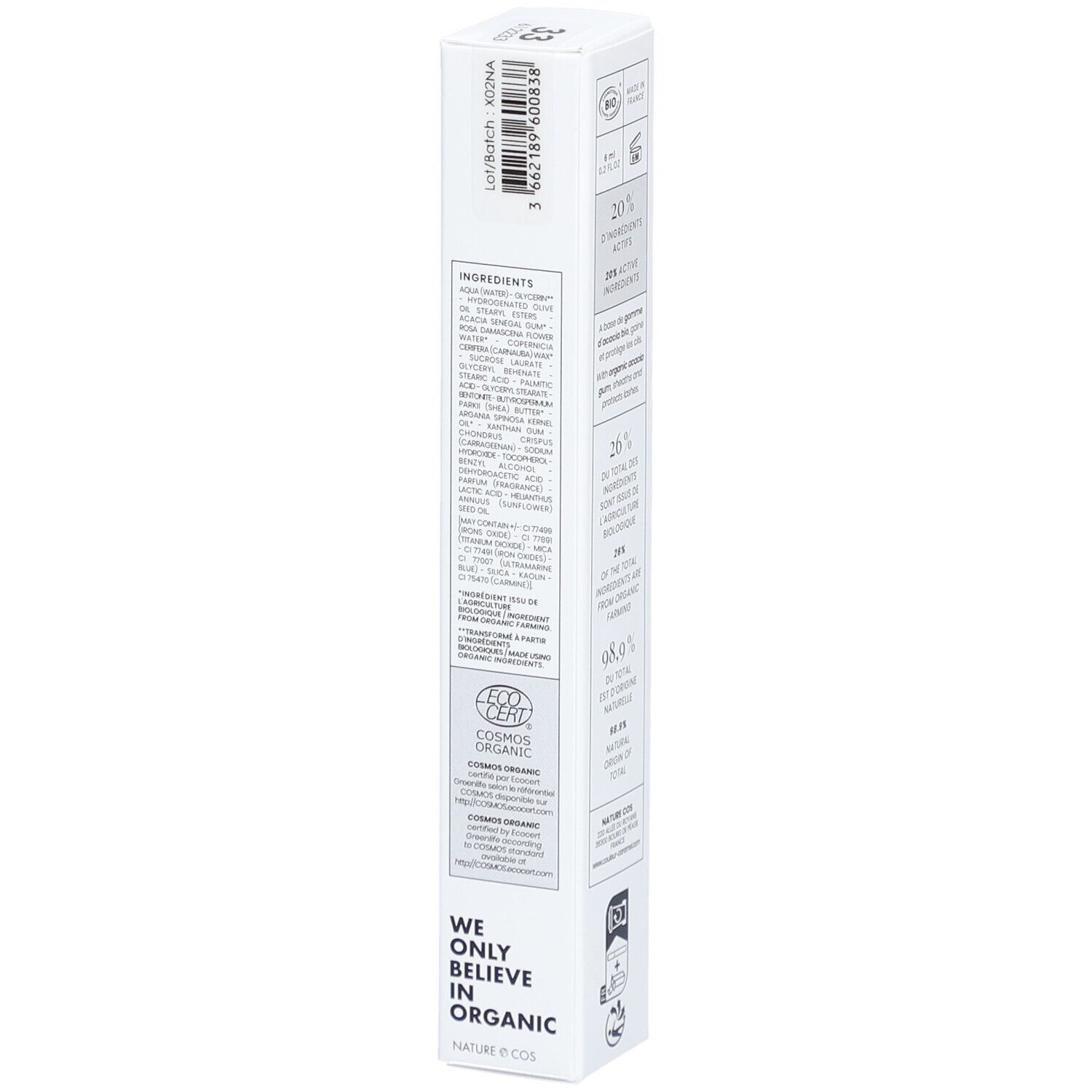 COULEUR CARAMEL Mascara Backstage Bio Aubergine