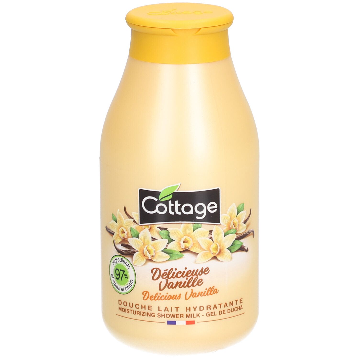 COTTAGE Douche Lait Adoucissante à la Vanille