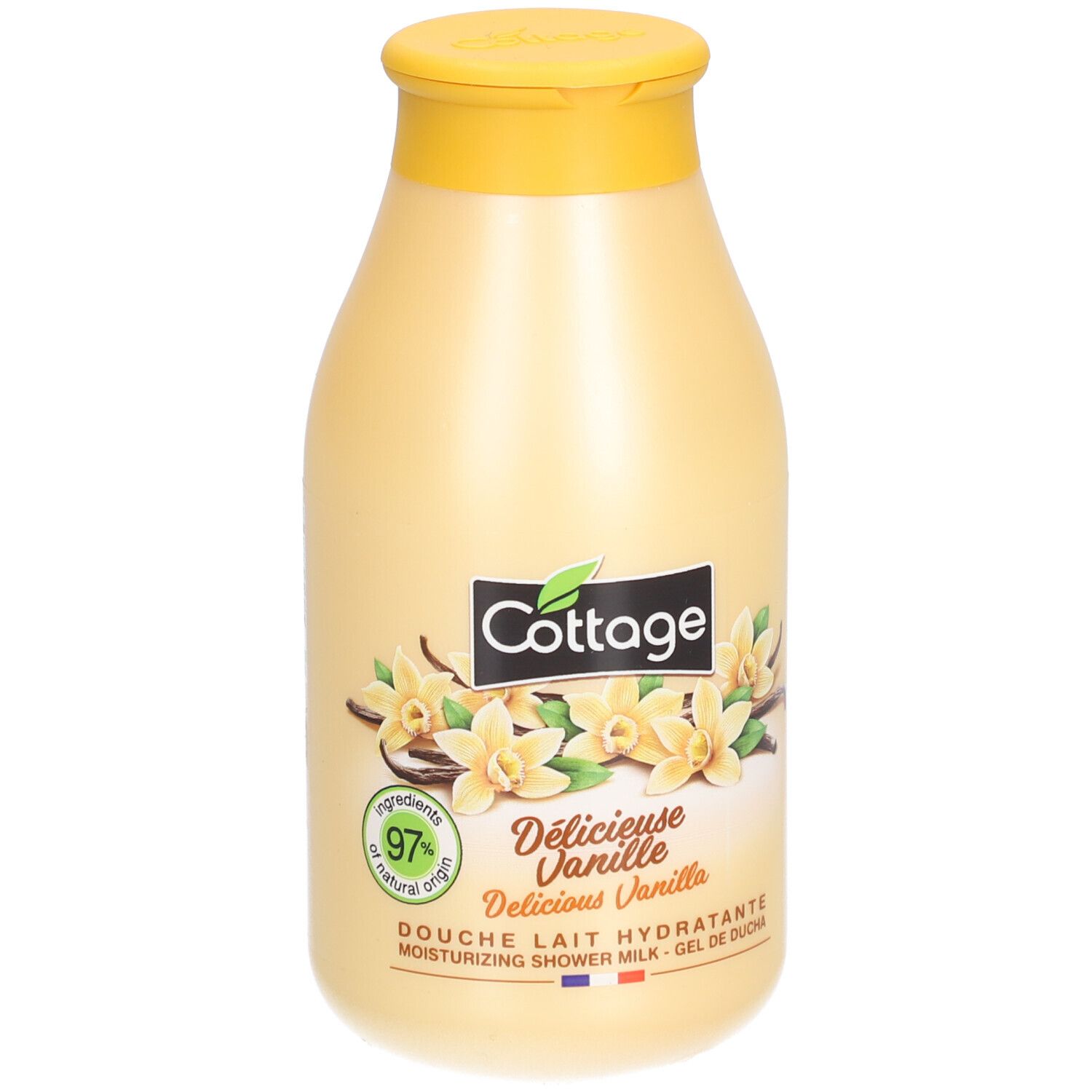 COTTAGE Douche Lait Adoucissante à la Vanille