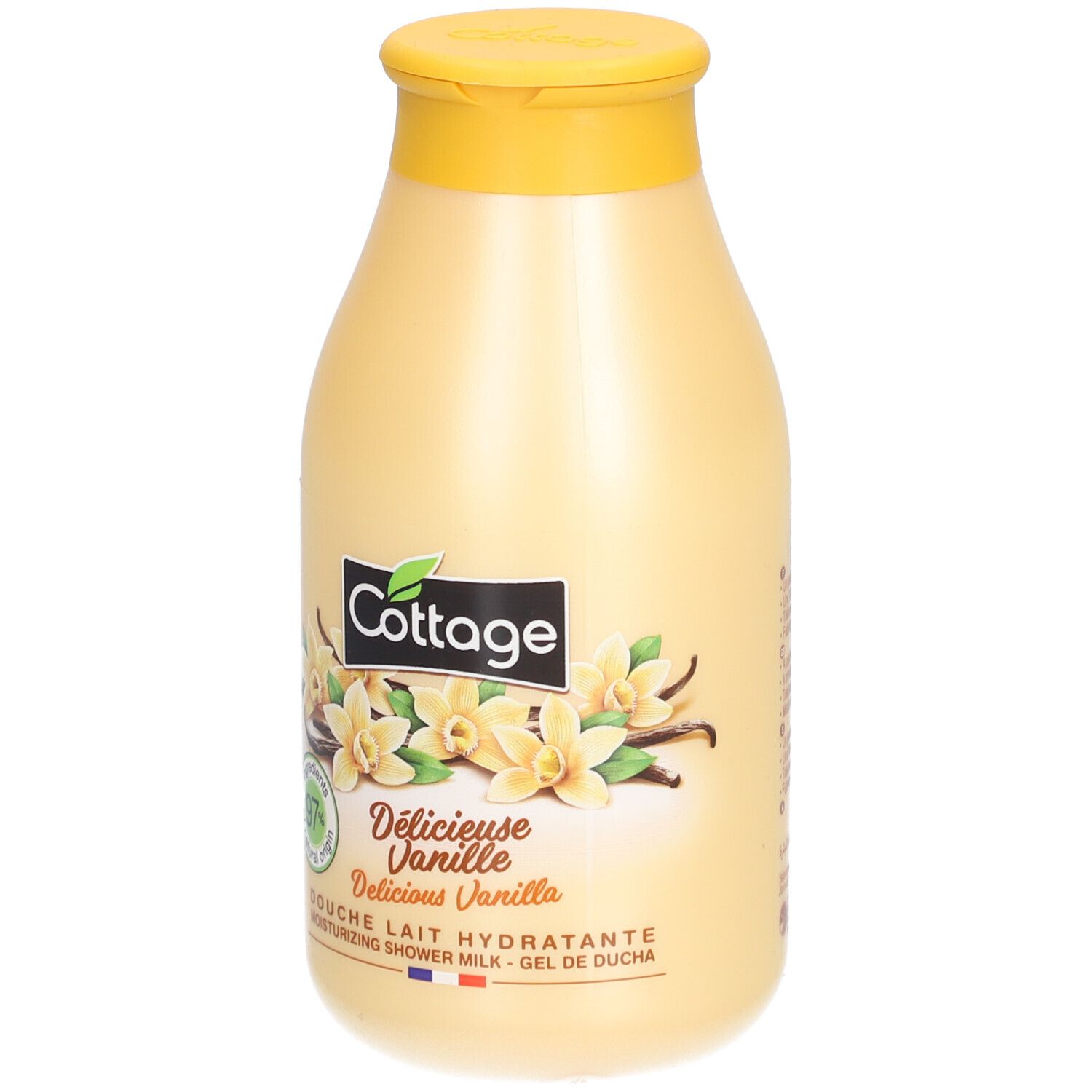 COTTAGE Douche Lait Adoucissante à la Vanille