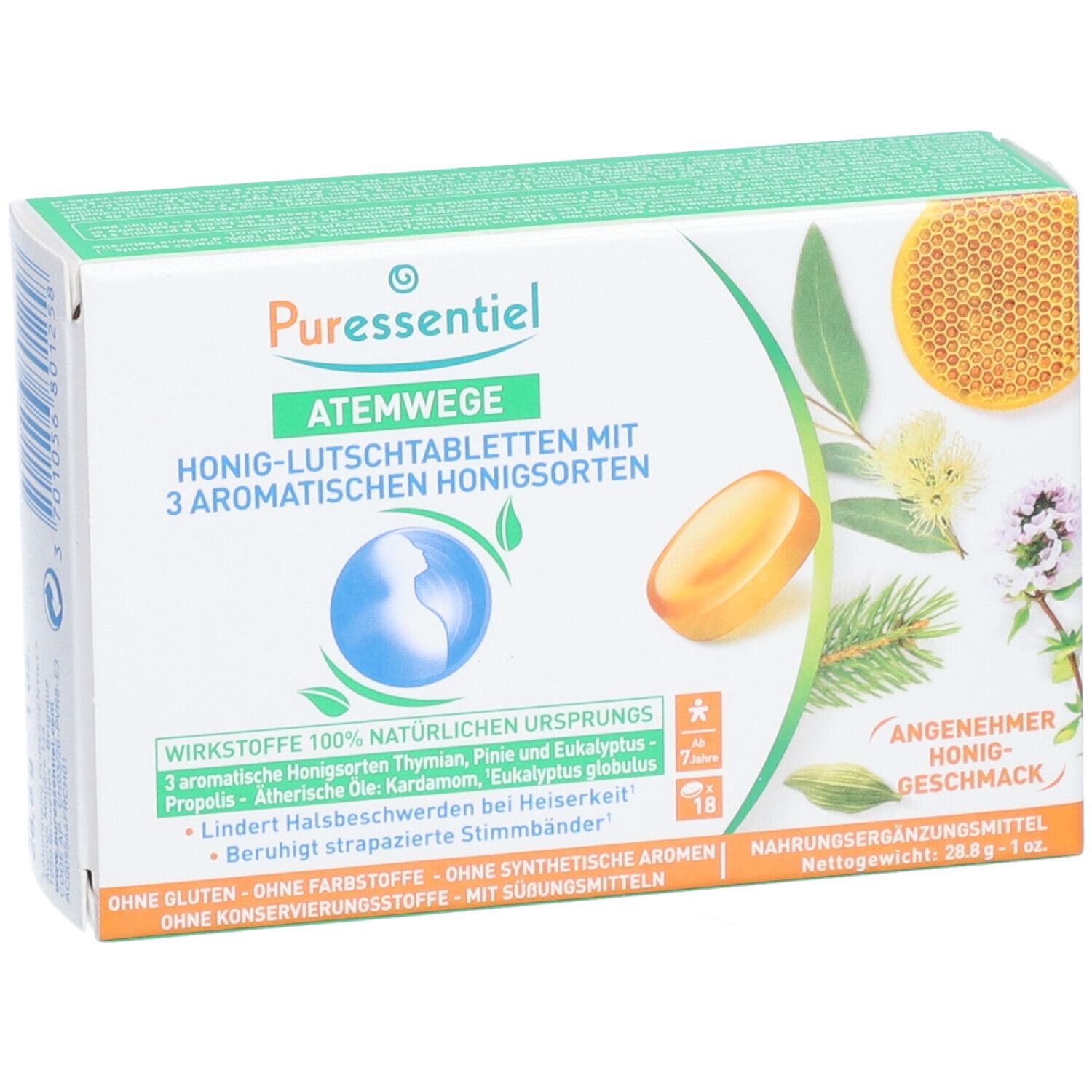 PURESSENTIEL Lutschtabletten 3 Honigsorten 18 Stk