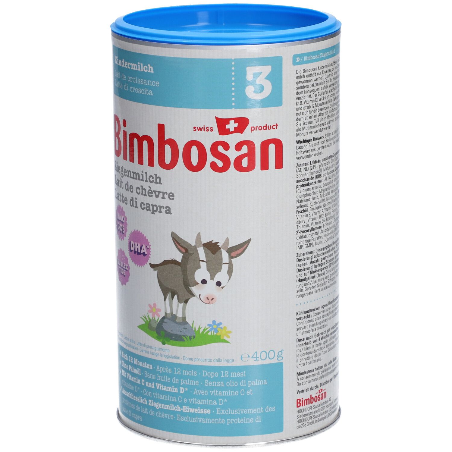 Bimbosan Ziegenmilch 3 Kindermilch Dose