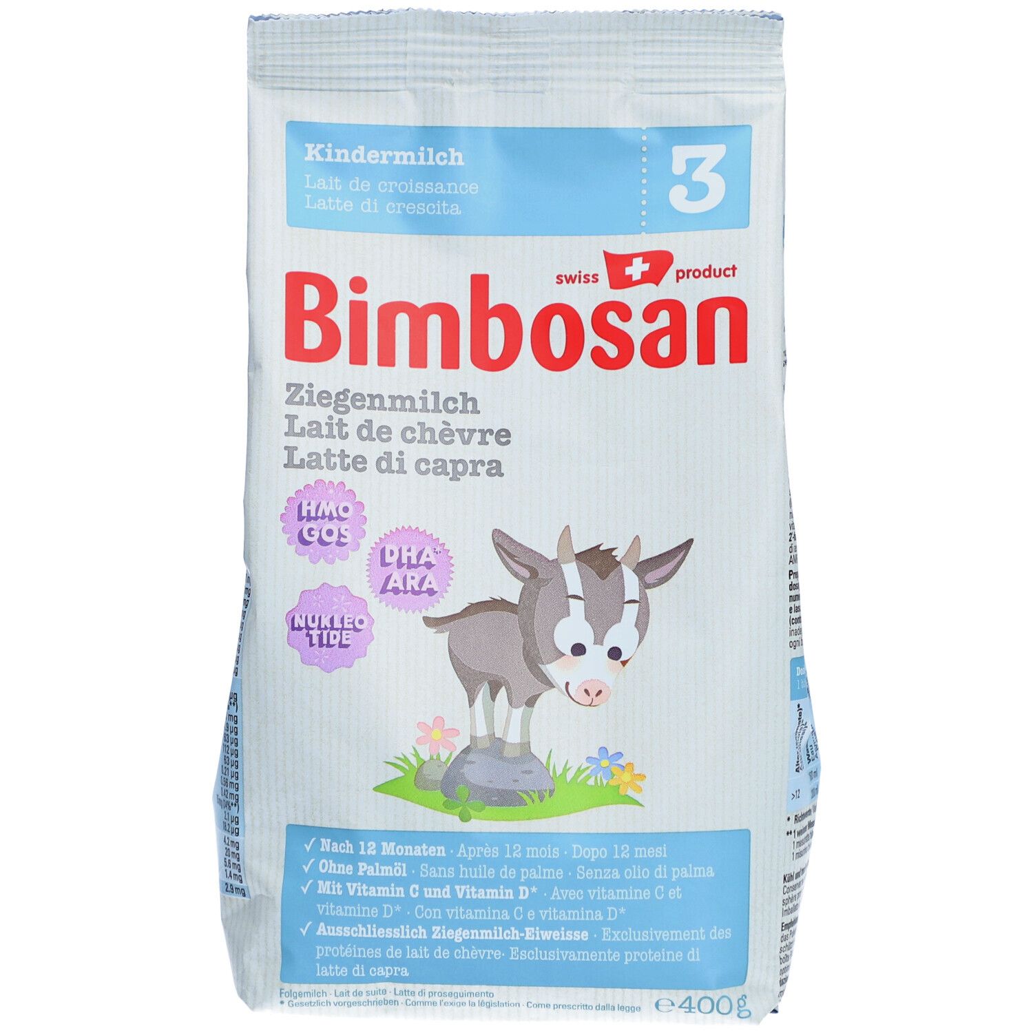 Bimbosan Ziegenmilch 3 Kindermilch Nachfüllpack