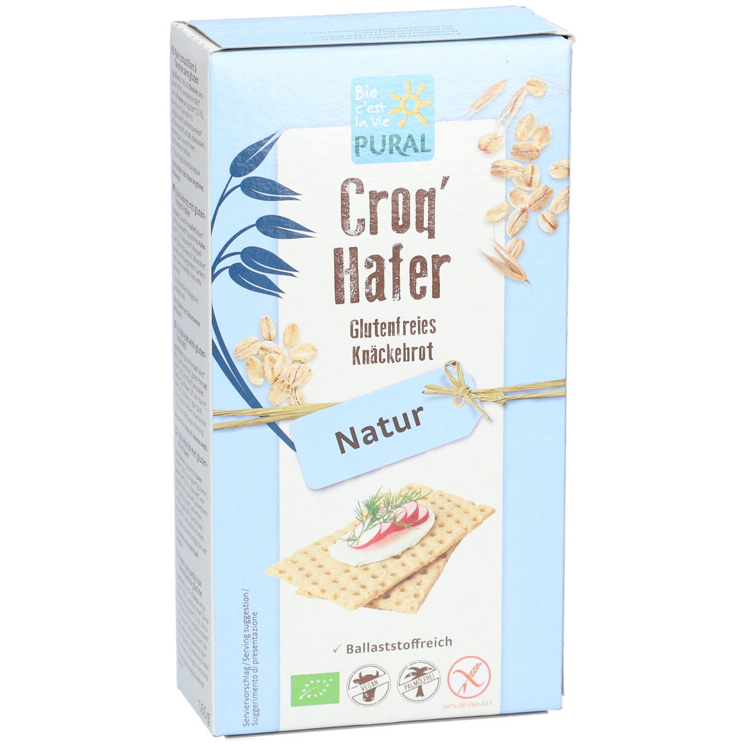 PURAL Croq'avoine nature sans gluten
