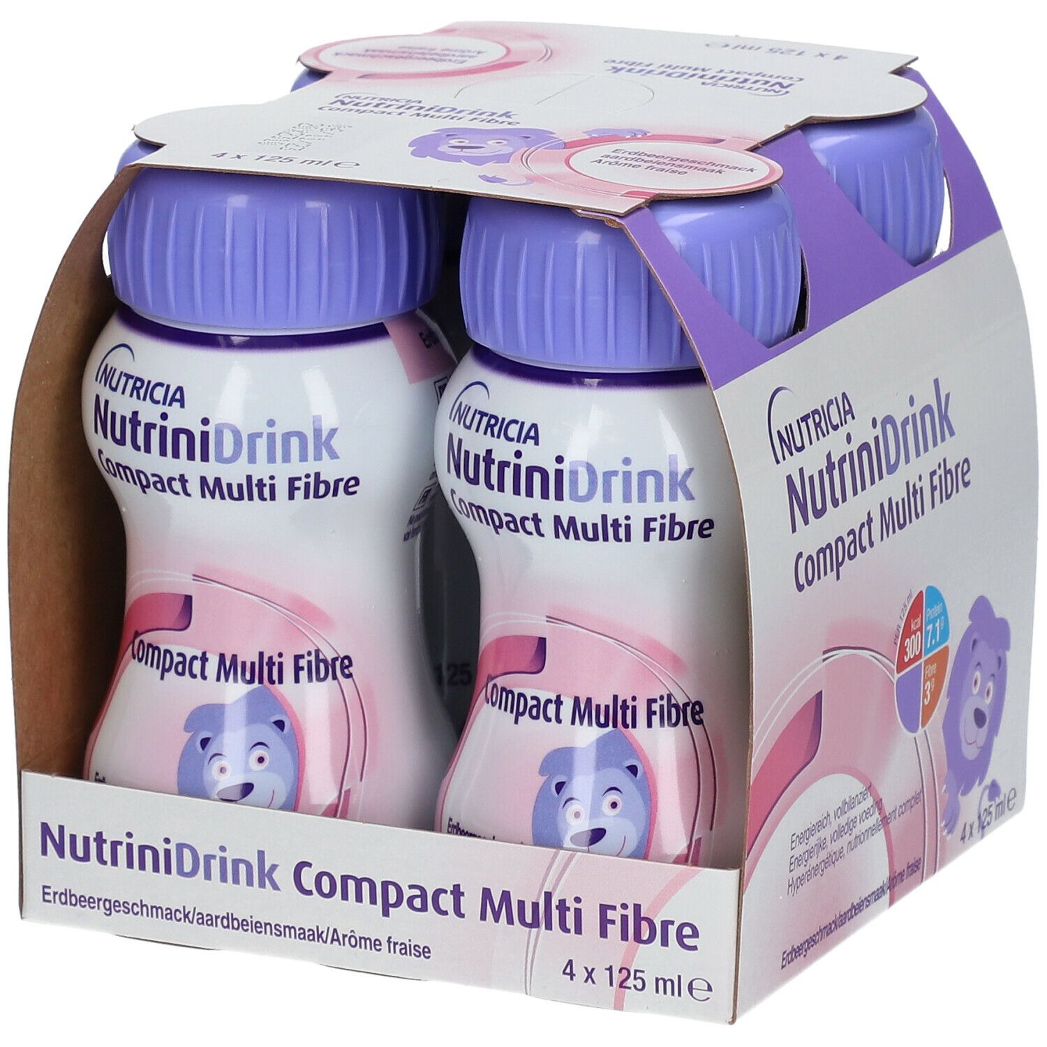 NUTRINIDRINK Compact Multi Fibre Fraise