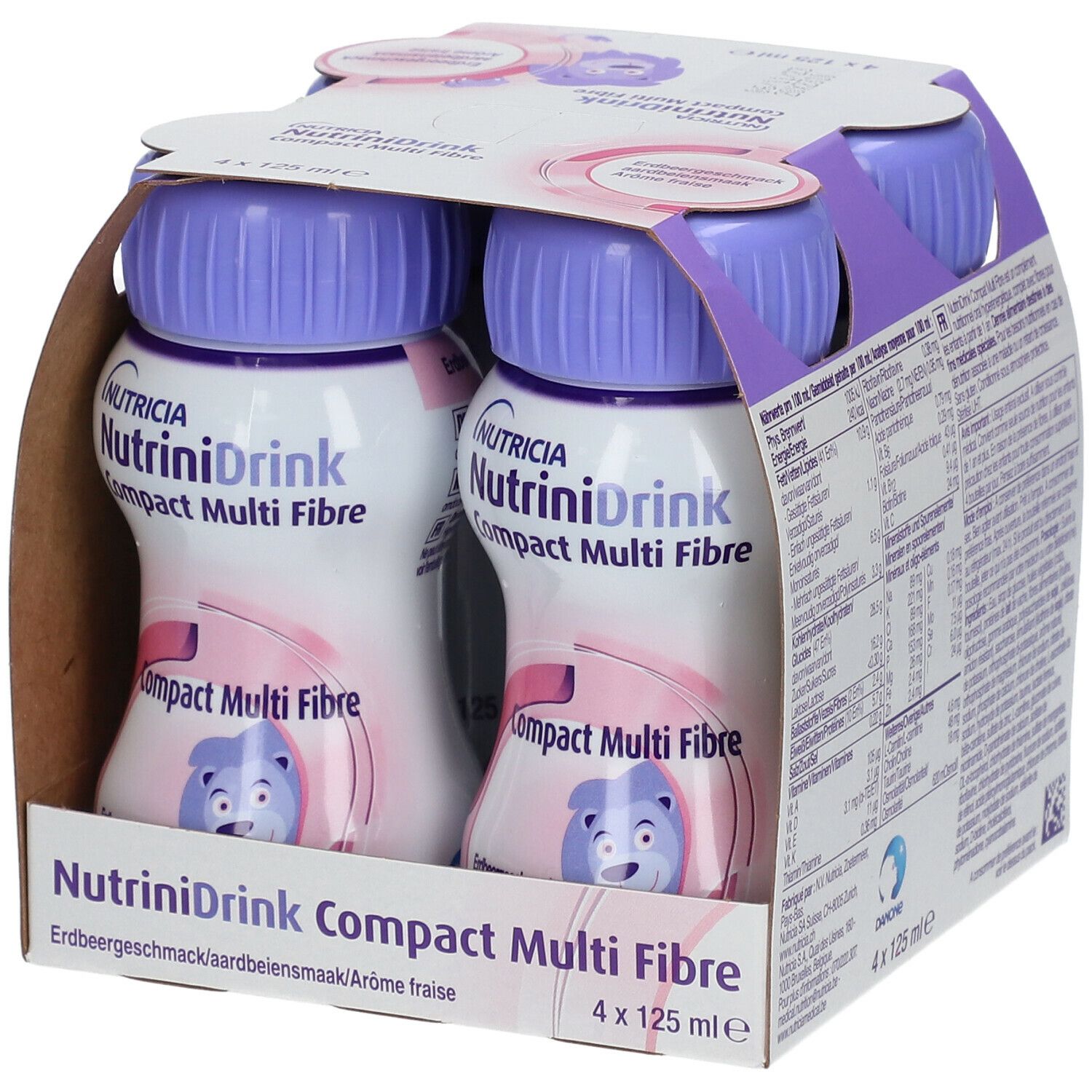 NUTRINIDRINK Compact Multi Fibre Fraise