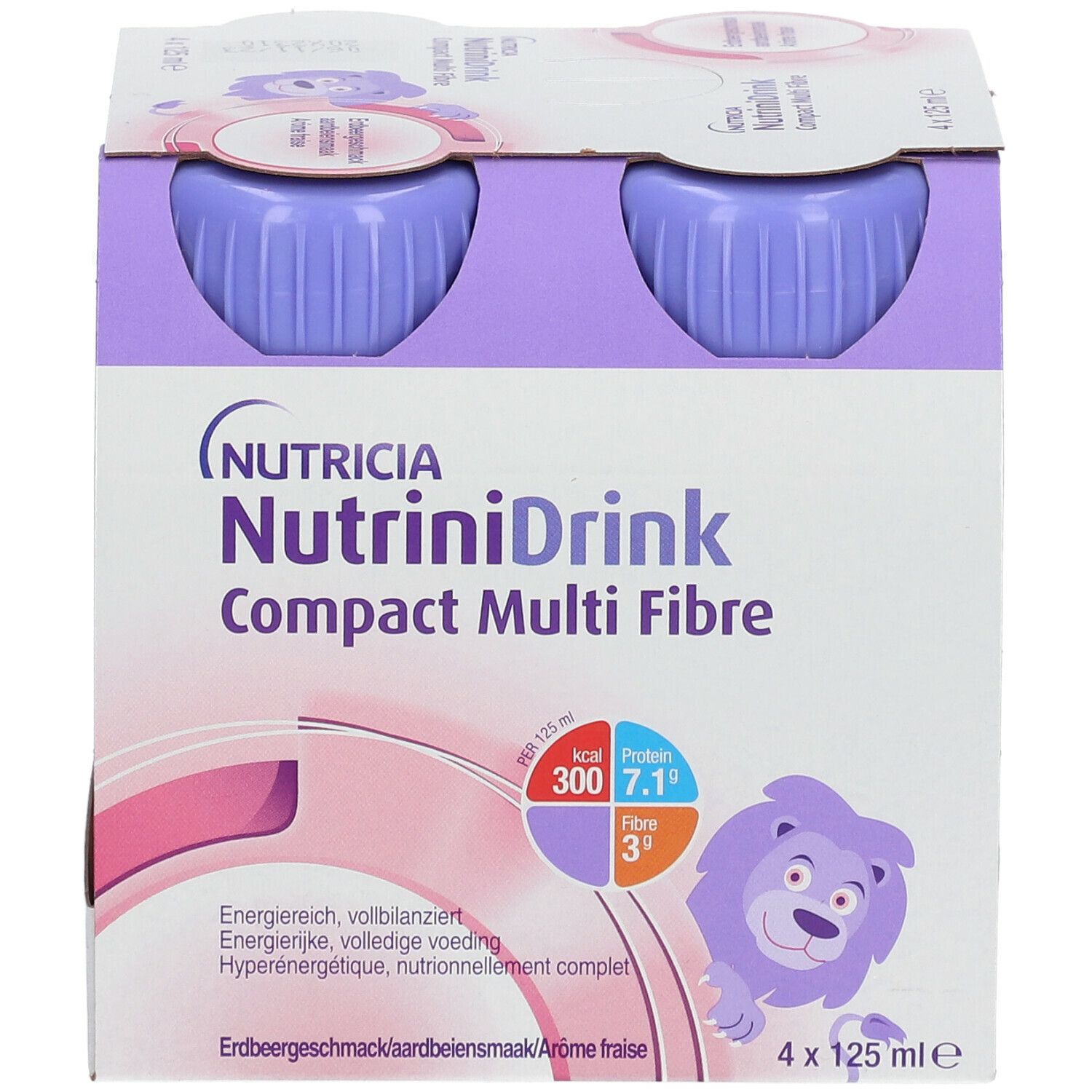 NUTRINIDRINK Compact Multi Fibre Fraise