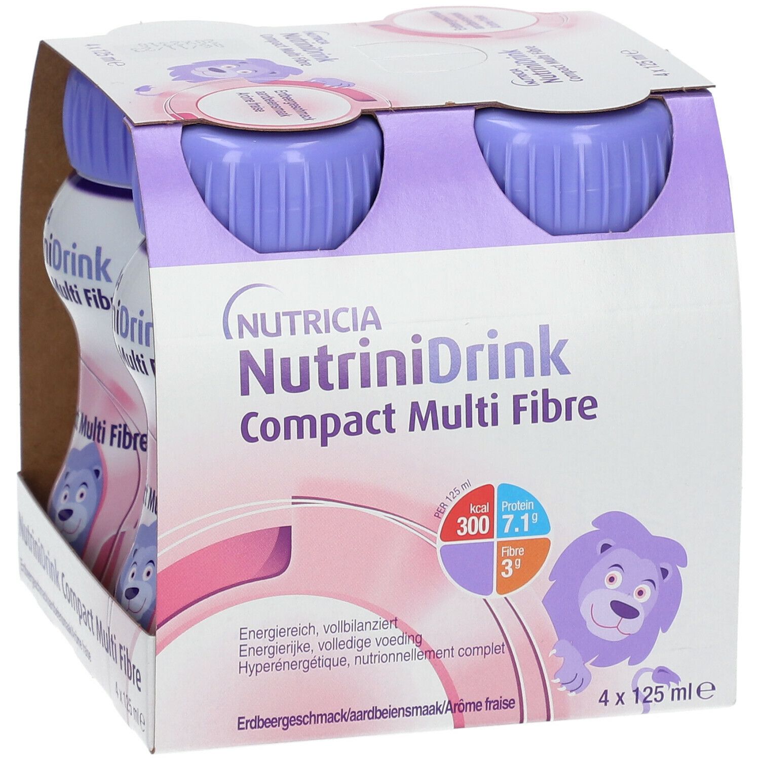 NUTRINIDRINK Compact Multi Fibre Fraise