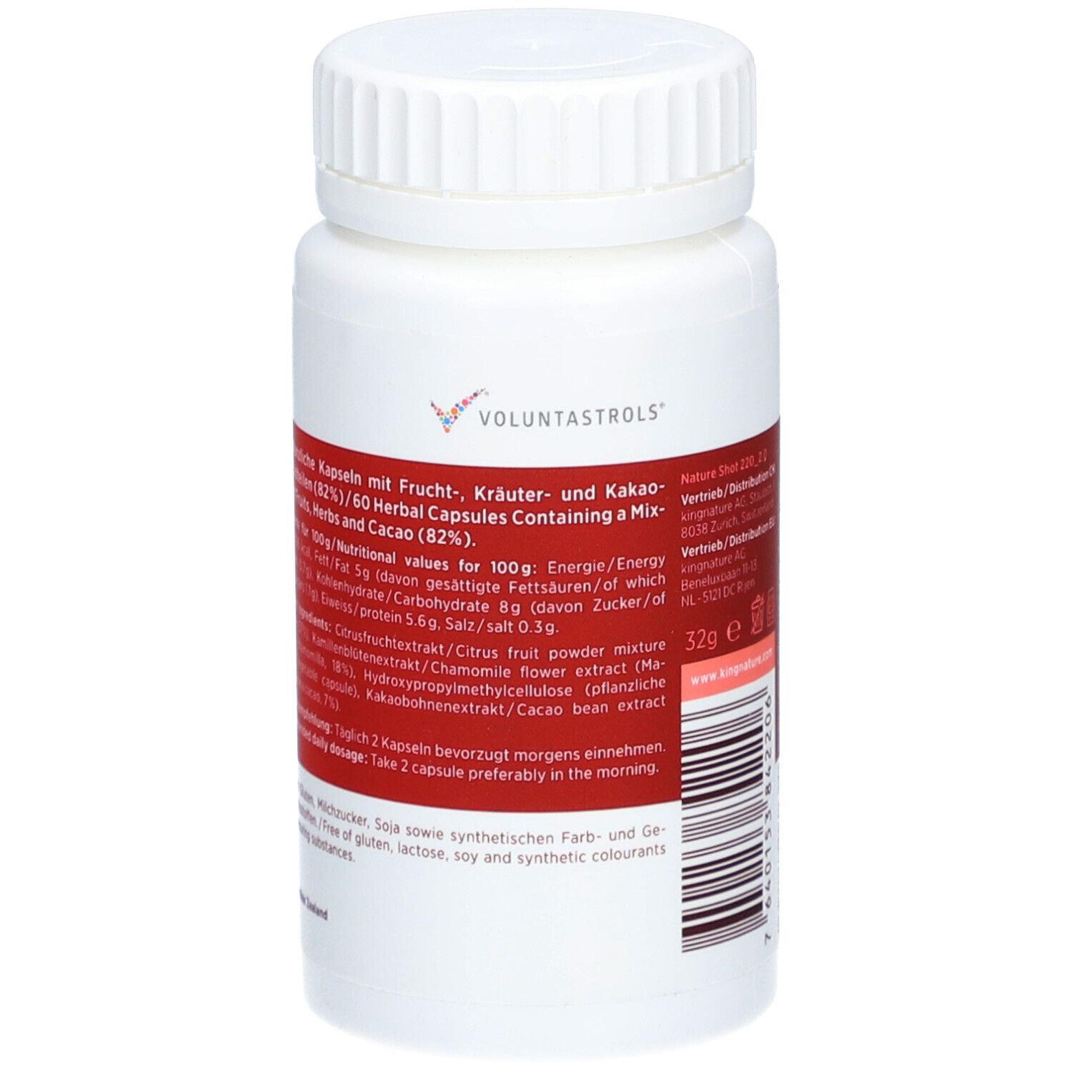 KINGNATURE Voluntastrols Kaps Ds 60 Stk