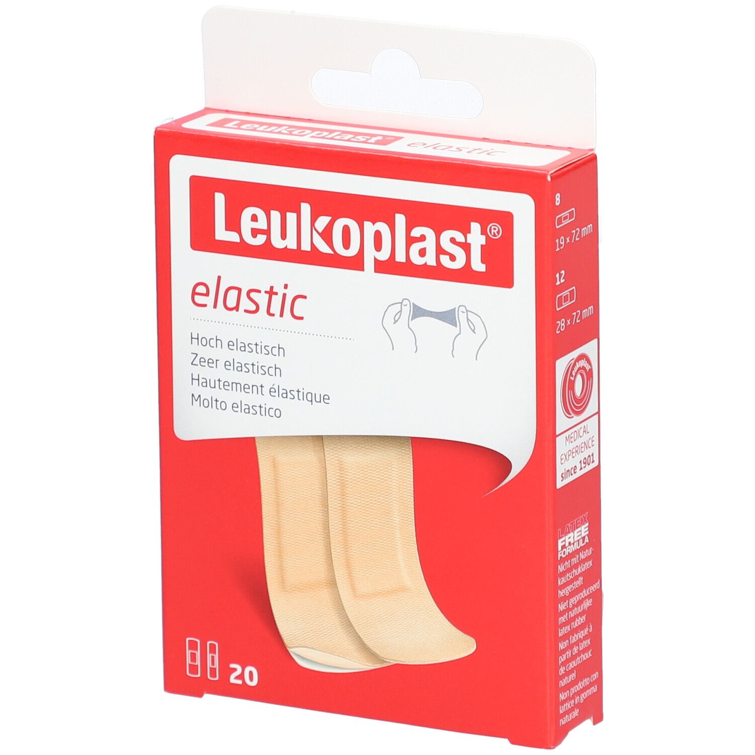 LEUKOPLAST elastic 2 Grössen 20 Stk