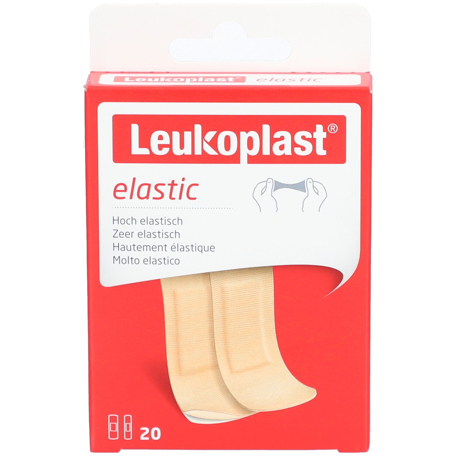 LEUKOPLAST elastic 2 Grössen 20 Stk