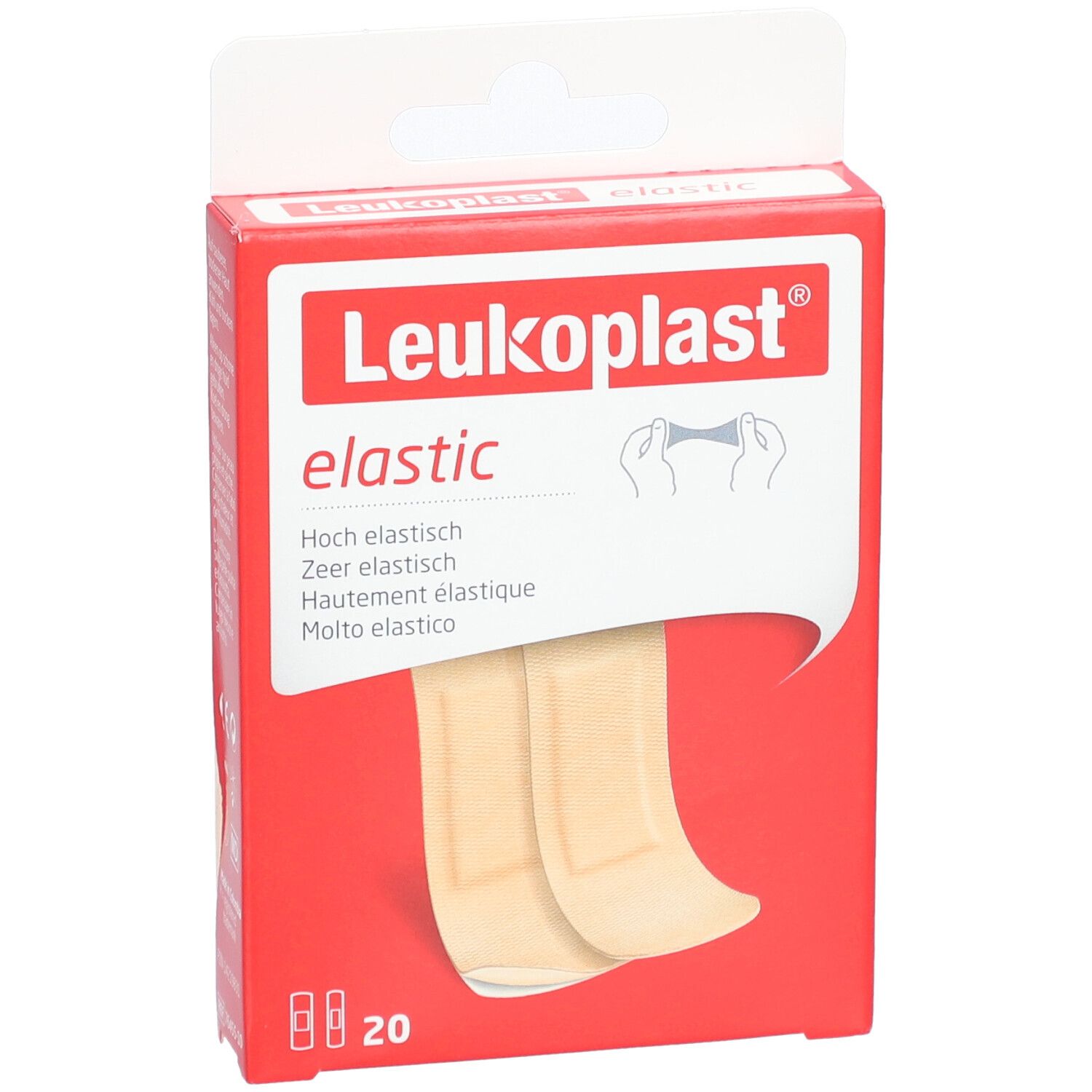 LEUKOPLAST elastic 2 Grössen 20 Stk