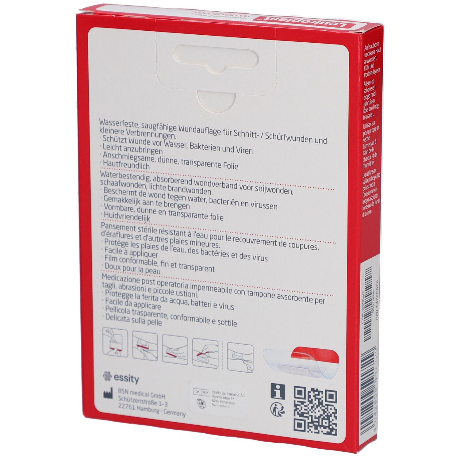 Leukoplast Leukomed T Plus steril 8 cm x 10 cm