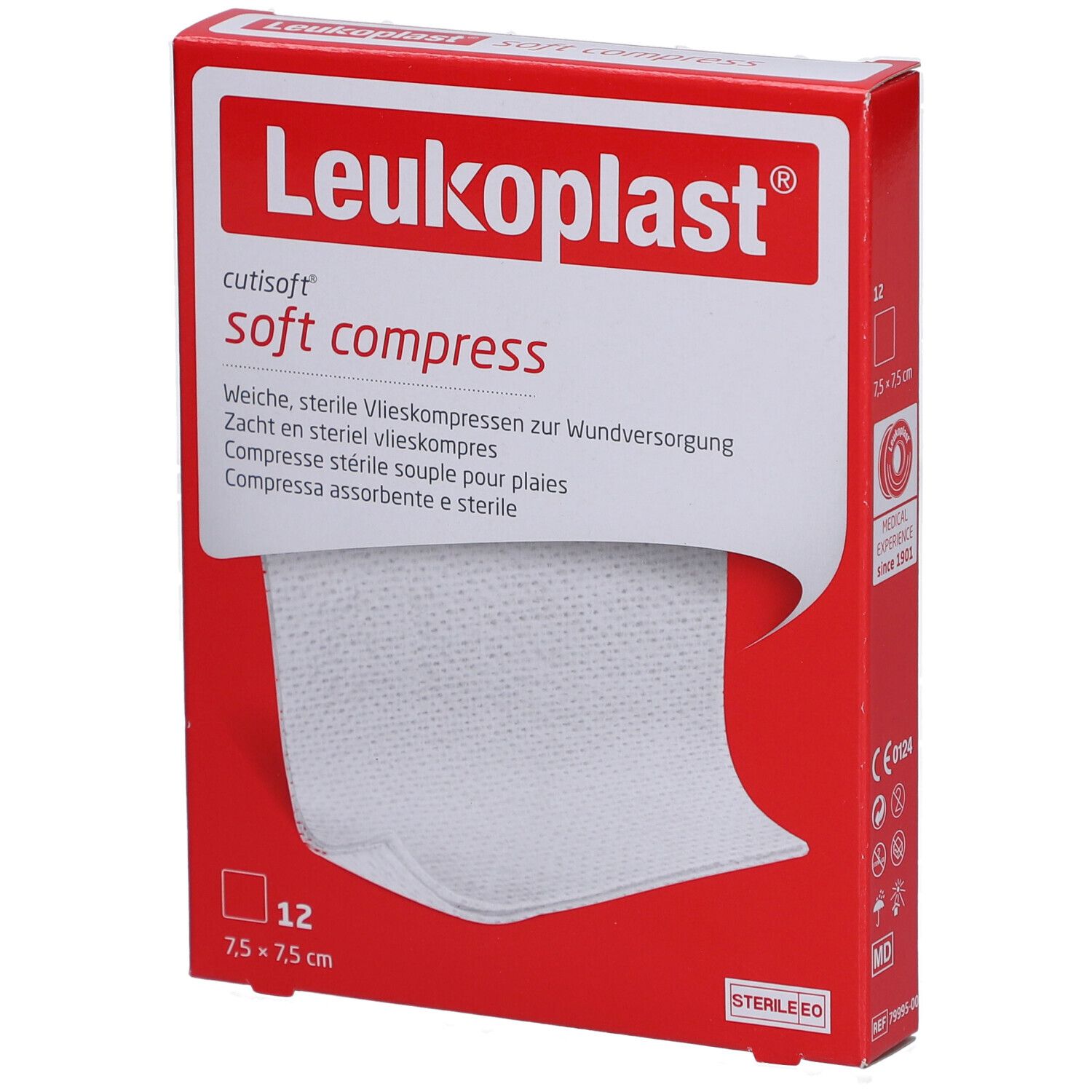 Leukoplast® Cuticell® contact silicone contact layer, 7,5 x 7,5 cm, 5 Stk.