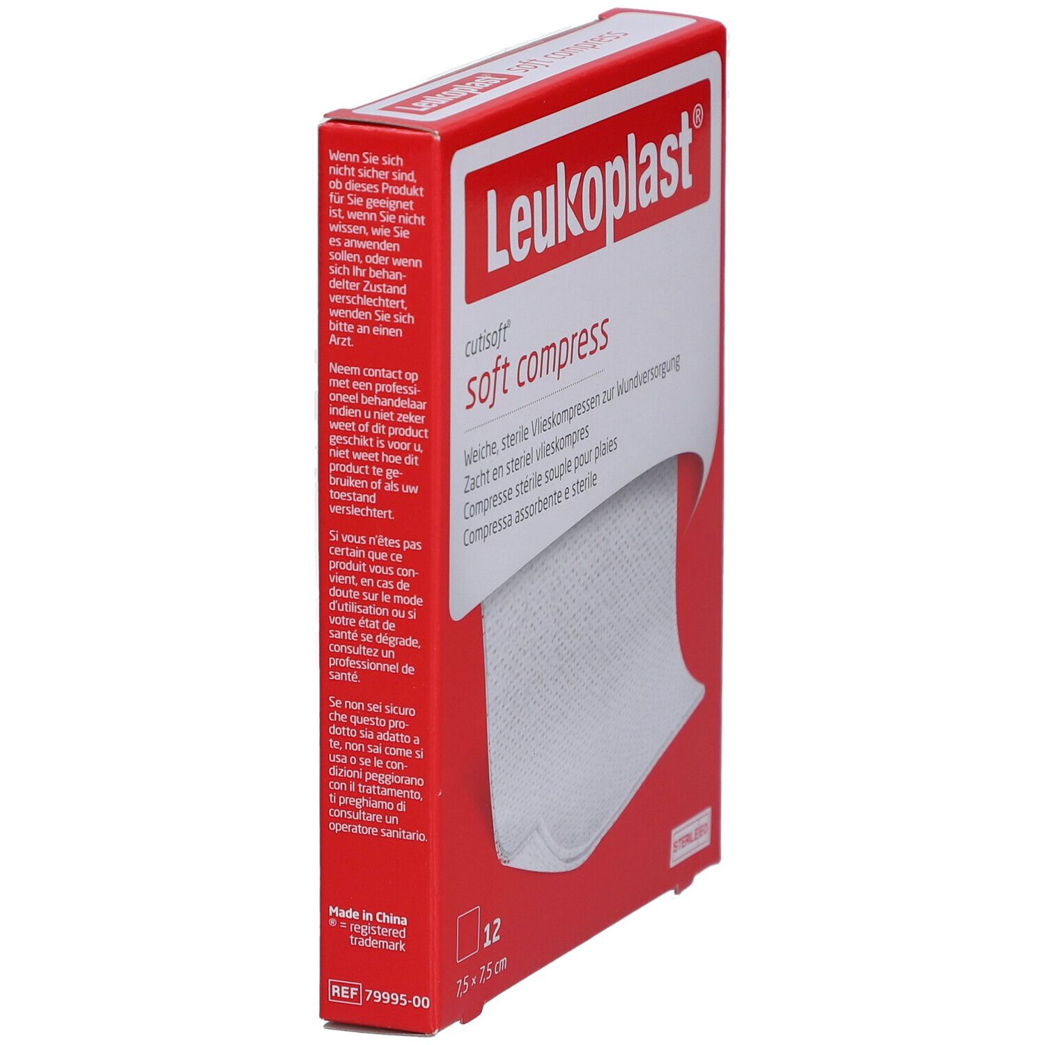Leukoplast® Cuticell® contact silicone contact layer, 7,5 x 7,5 cm, 5 Stk.