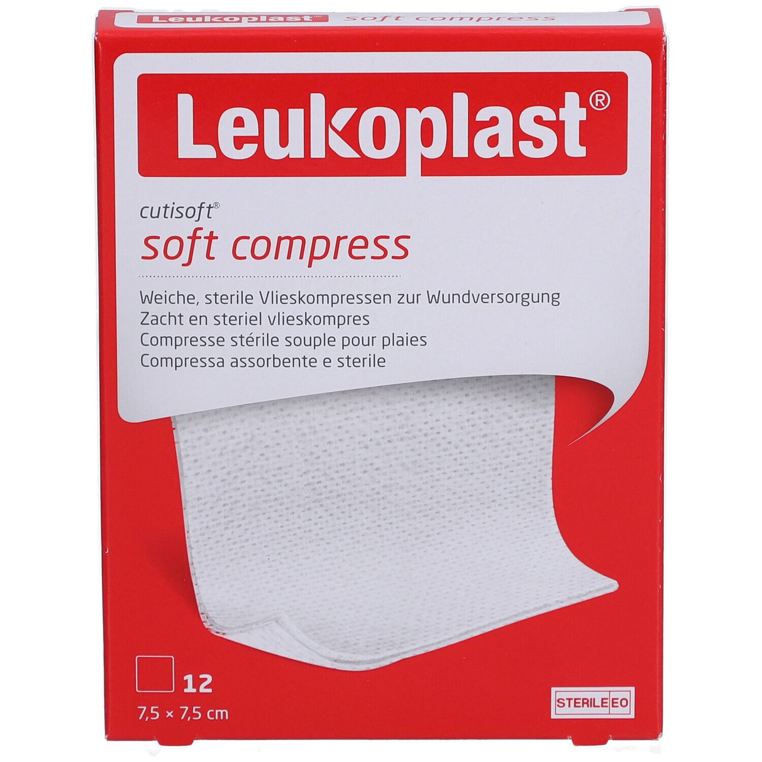 Leukoplast® Cuticell® contact silicone contact layer, 7,5 x 7,5 cm, 5 Stk.