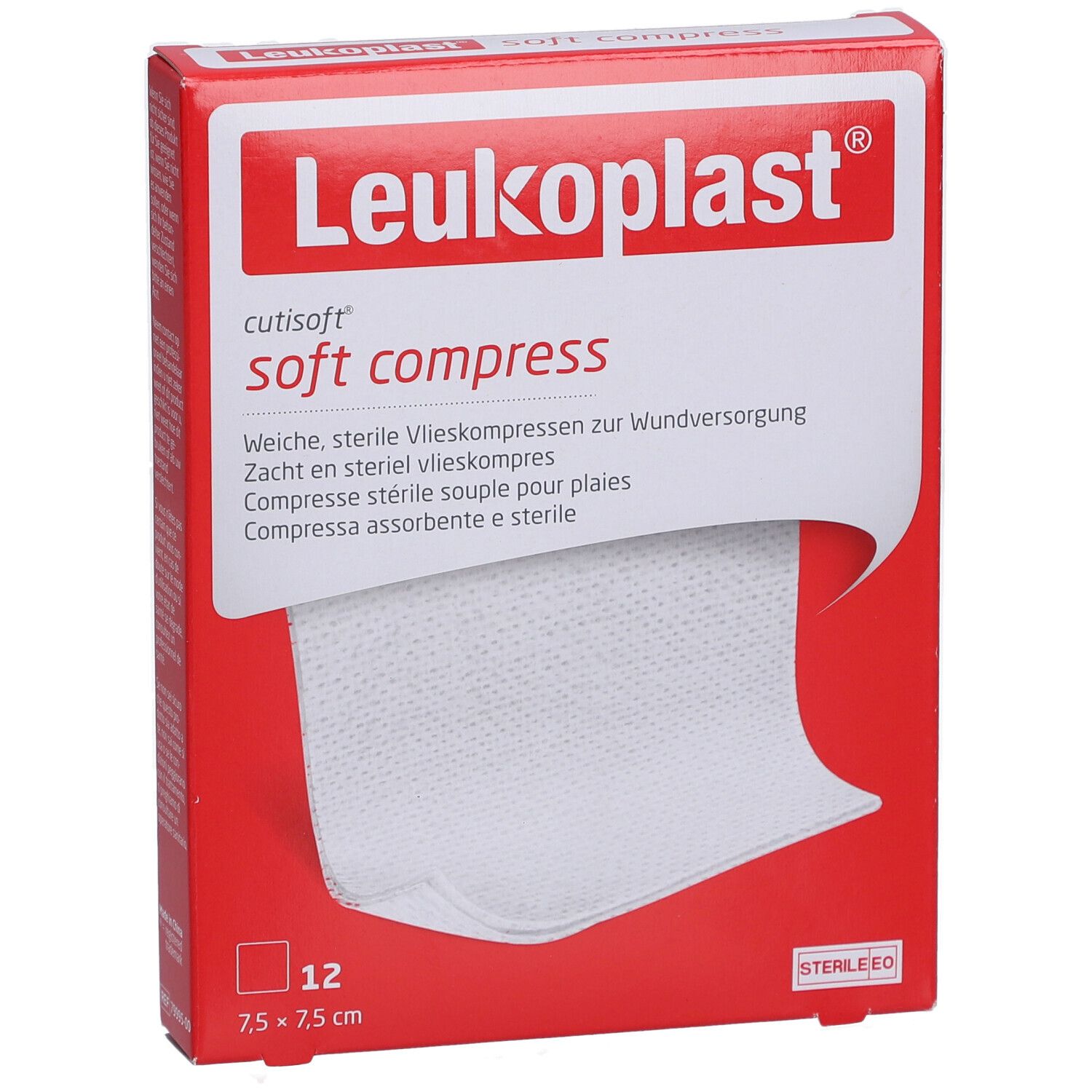 Leukoplast® Cuticell® contact silicone contact layer, 7,5 x 7,5 cm, 5 Stk.