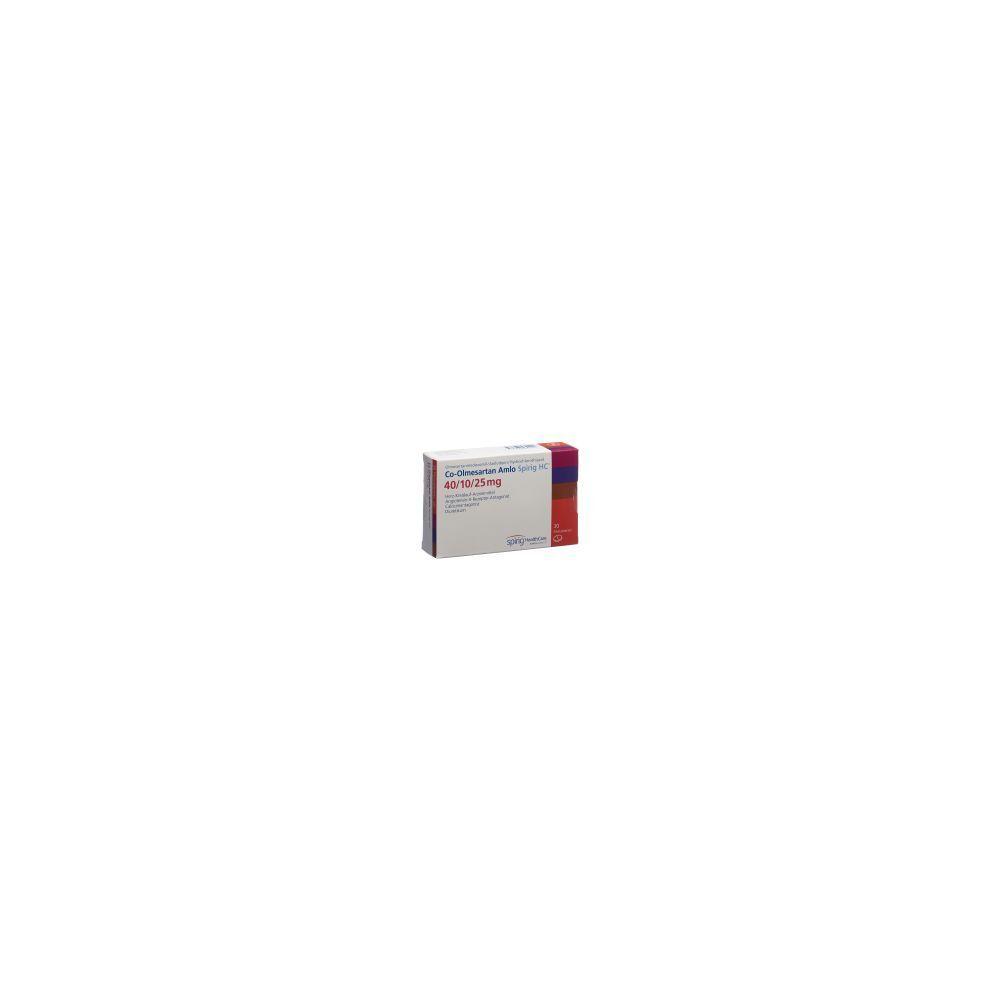 CO-OLMESARTAN AMLO Spirig HC 40/10/25mg 30 Stk