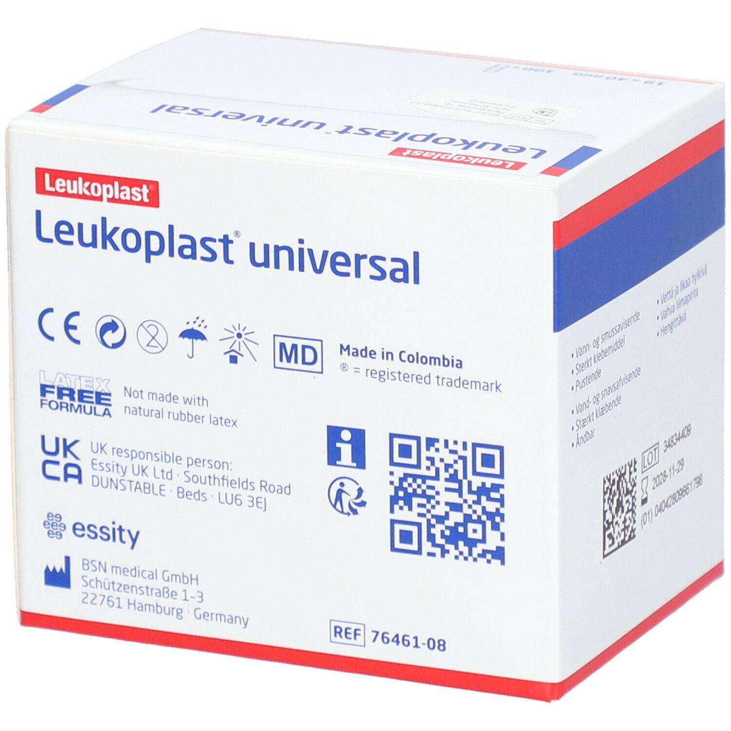 LEUKOPLAST Universal Injektionspfl 19x40mm 100 Stk