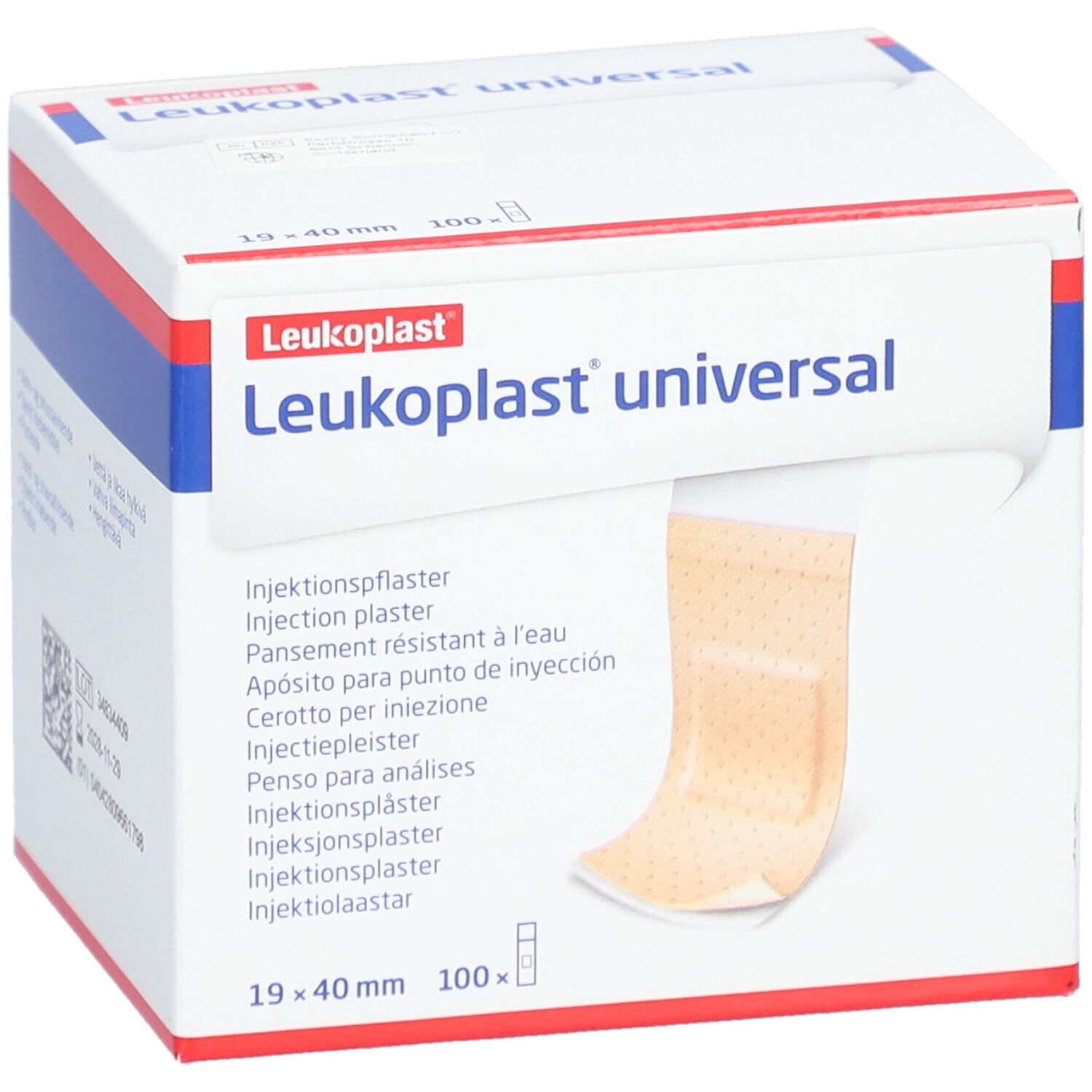 LEUKOPLAST Universal Injektionspfl 19x40mm 100 Stk