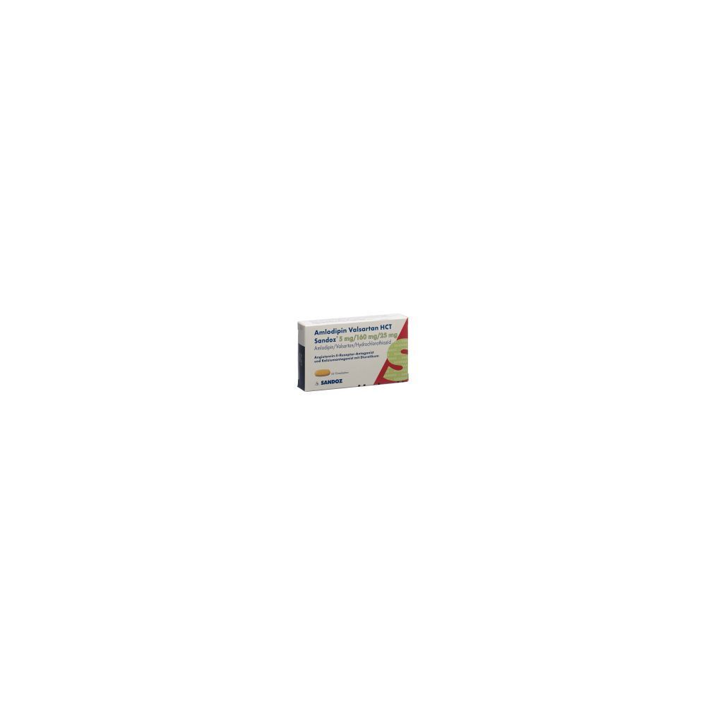 AMLODIPIN VALSARTAN HCT Sandoz 5/160/25 28 Stk