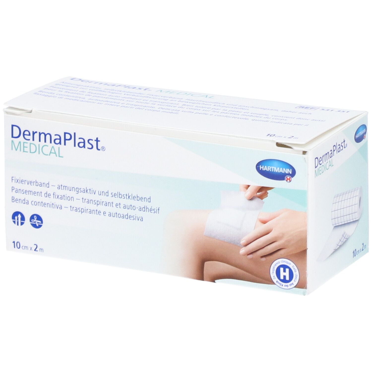 HARTMANN Dermaplast® Medical Fixierpflaster 10 cm x 2 m