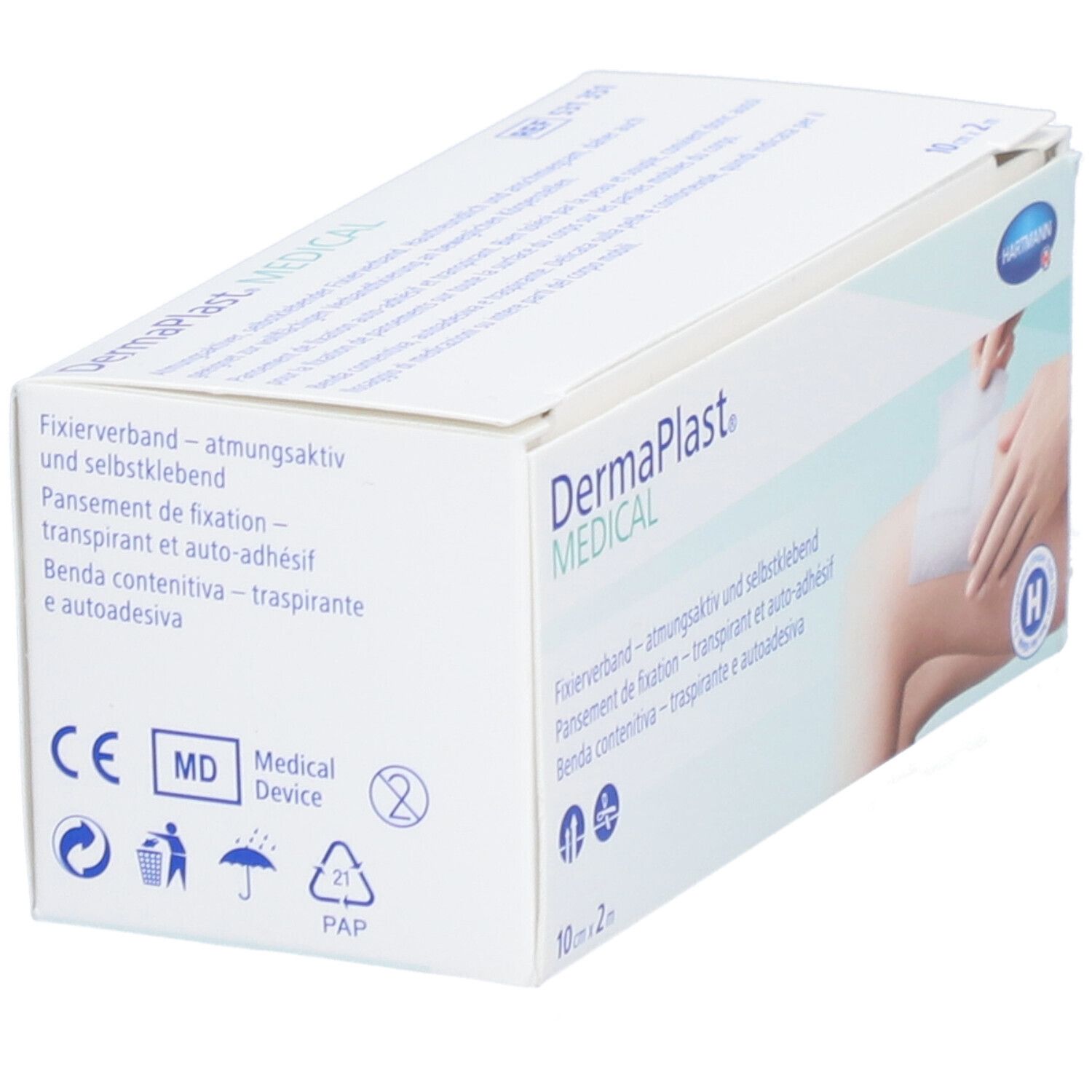 HARTMANN Dermaplast® Medical Fixierpflaster 10 cm x 2 m