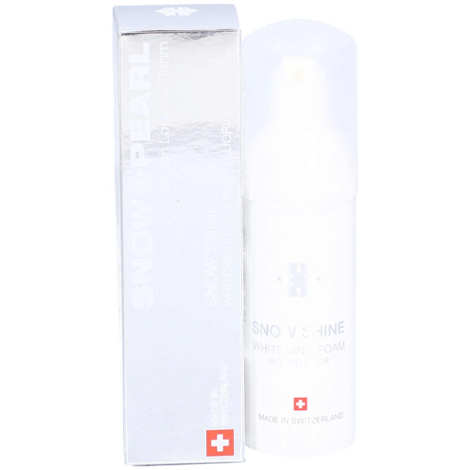 Snow Pearl® Whitening Schaum Snow Shine mit Fluorid