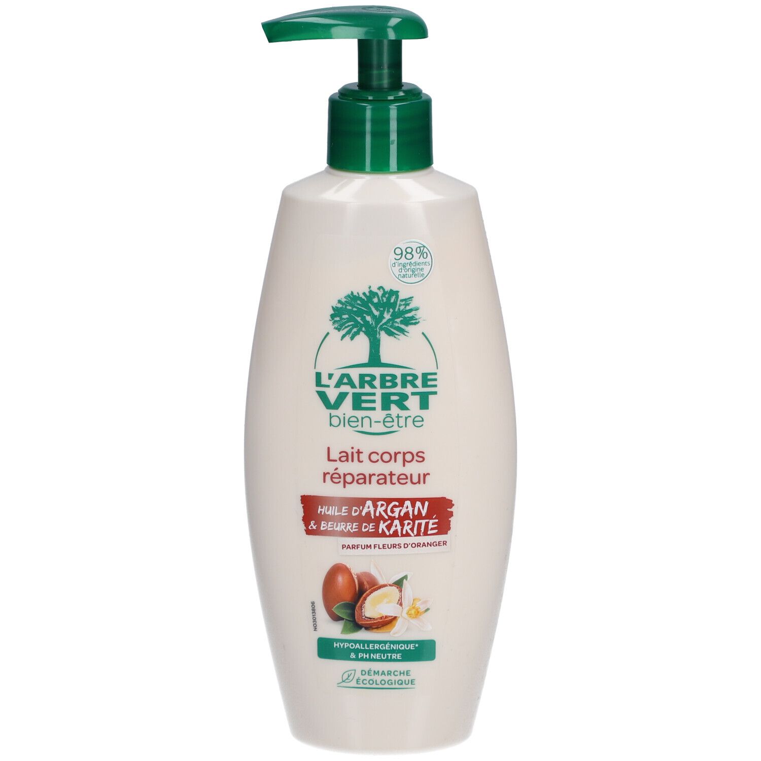 L'ARBRE VERT Ökologische Körpermilch pflegend mit Arganöl