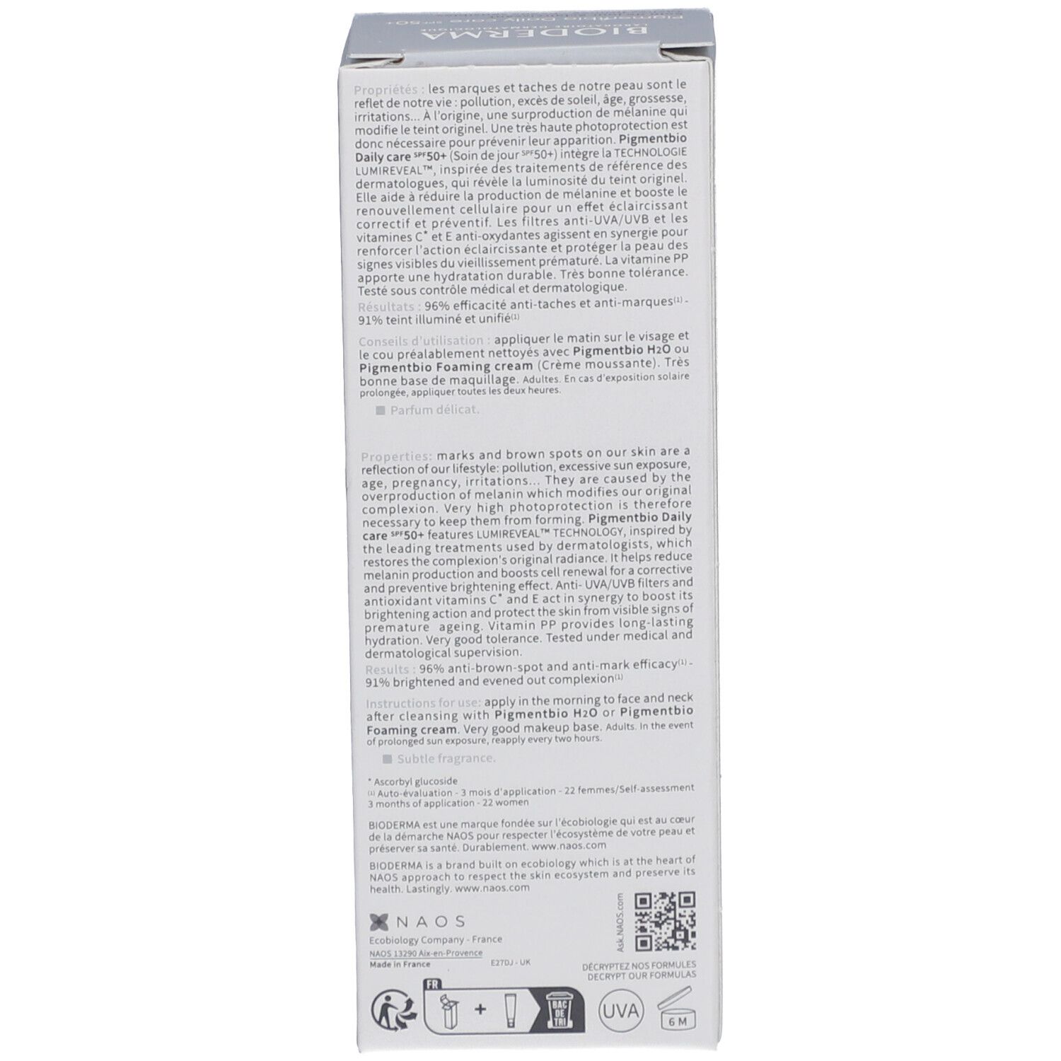Bioderma Pigmentbio Soin de Jour SPF50+