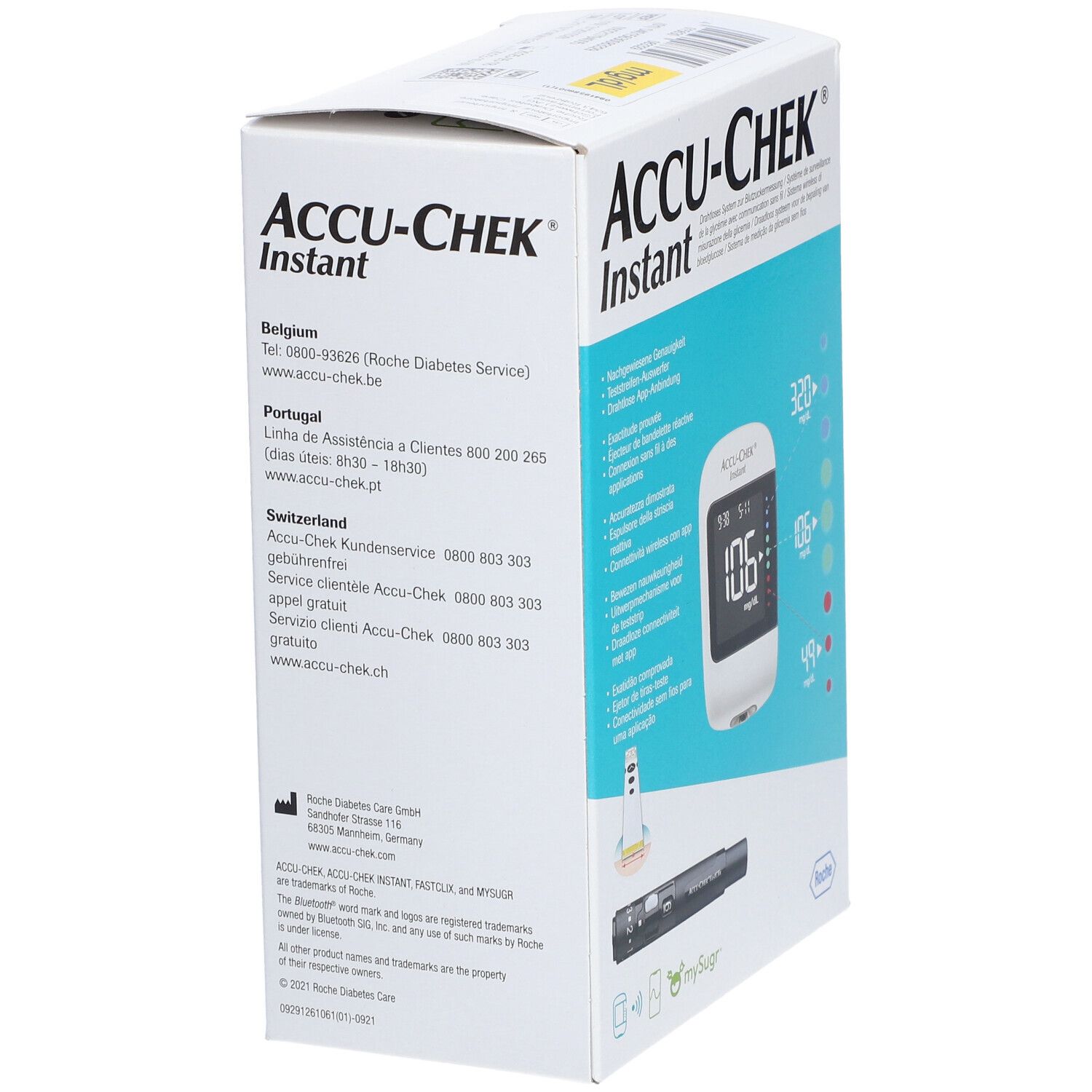 ACCU-CHEK Instant Set Système de surveillance de la glycémie mg/dl