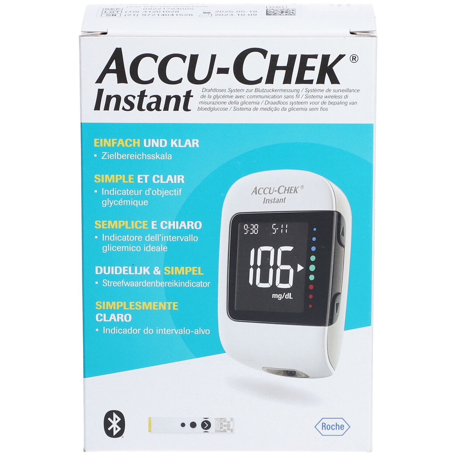 ACCU-CHEK Instant Set Système de surveillance de la glycémie mg/dl