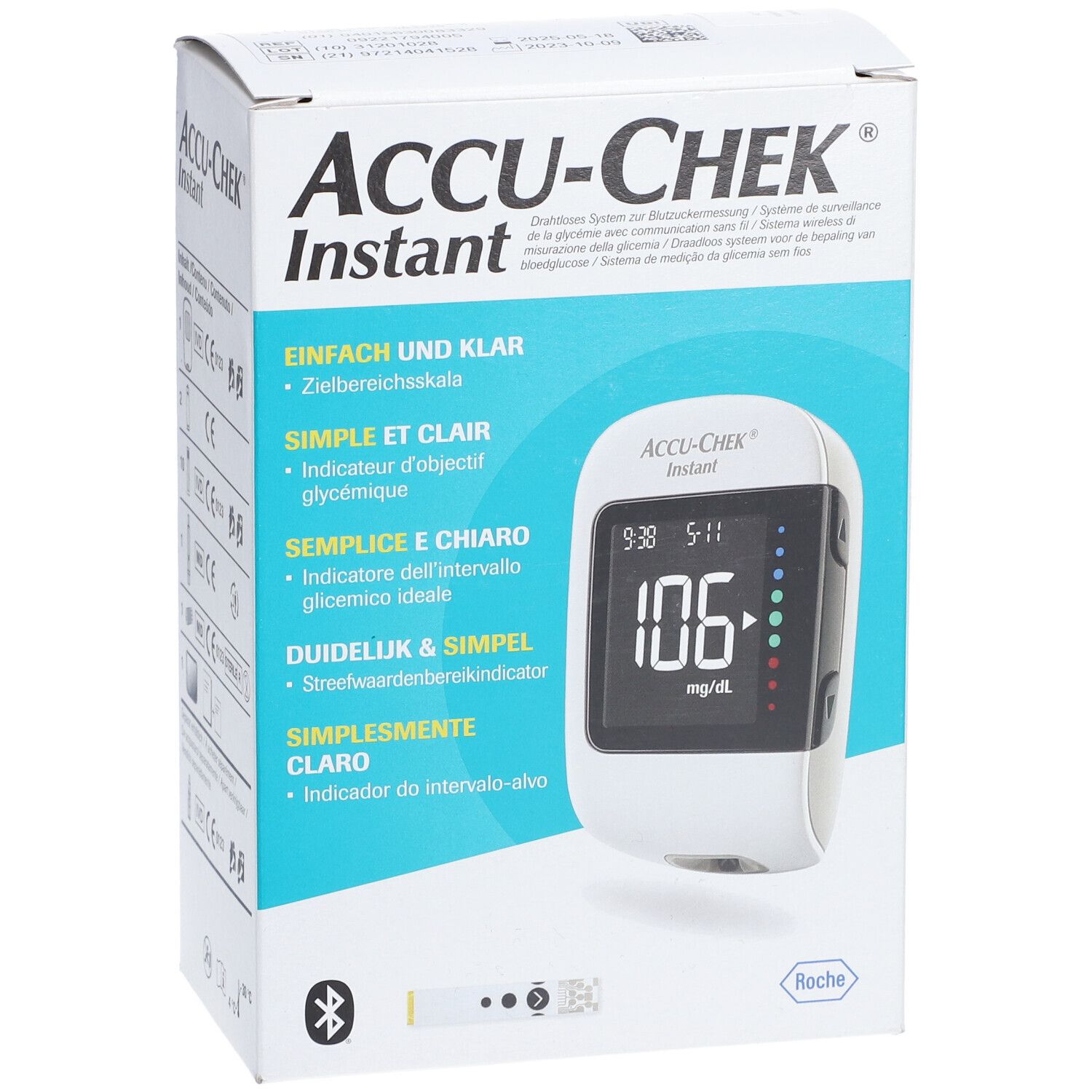 ACCU-CHEK Instant Set Système de surveillance de la glycémie mg/dl