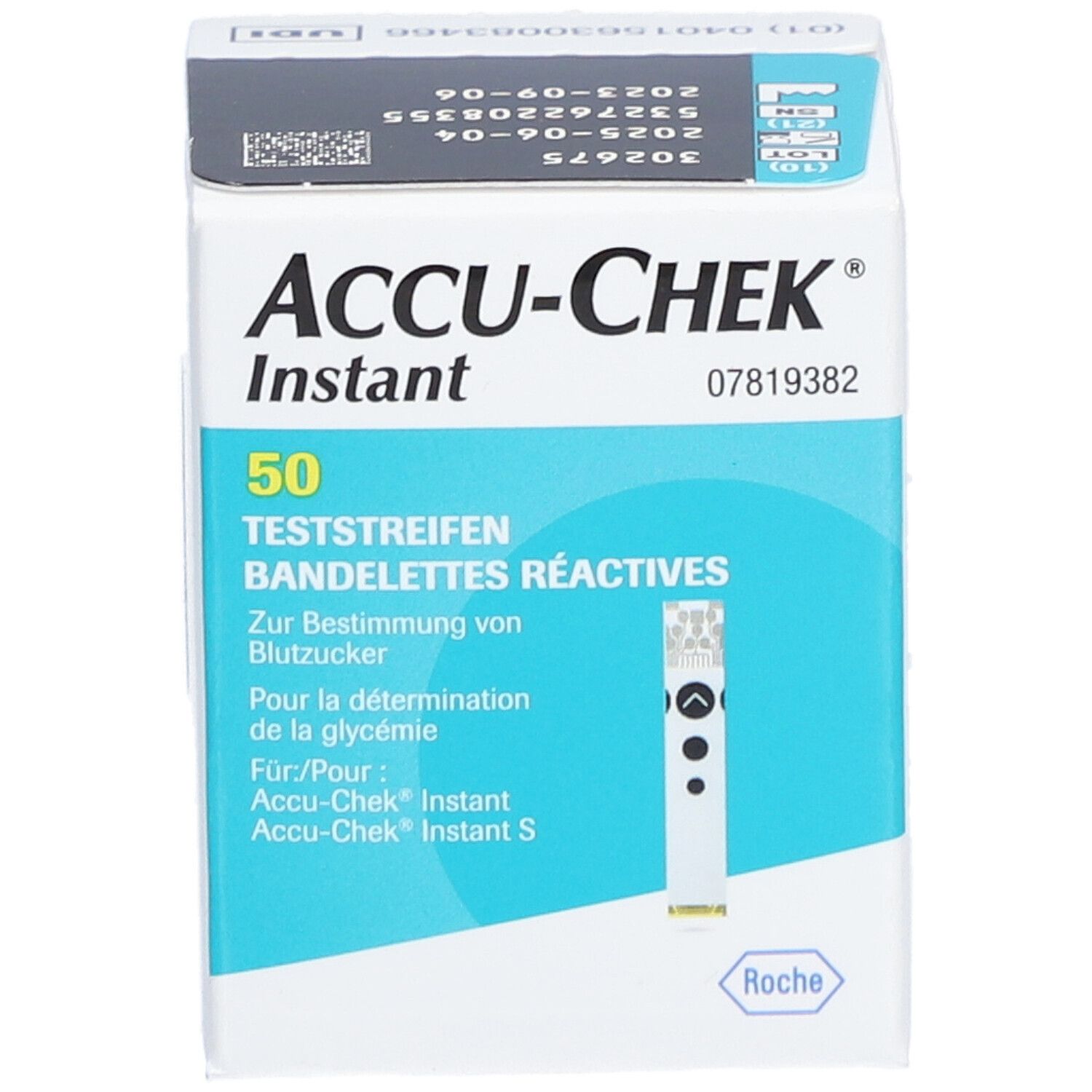 ACCU-CHEK® Bandelettes de test instantané